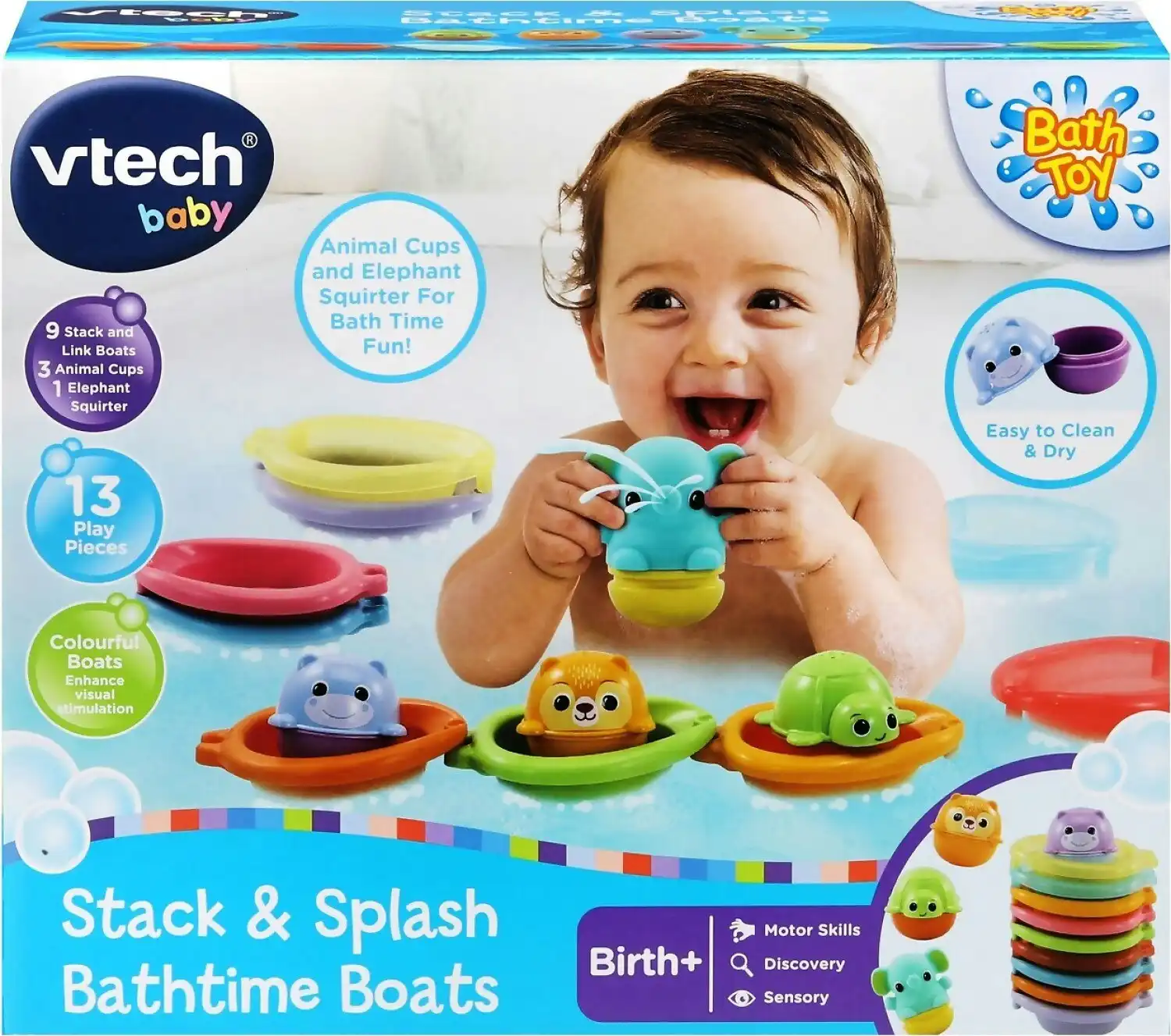 VTech - Stack & Splash Bathtime Boats