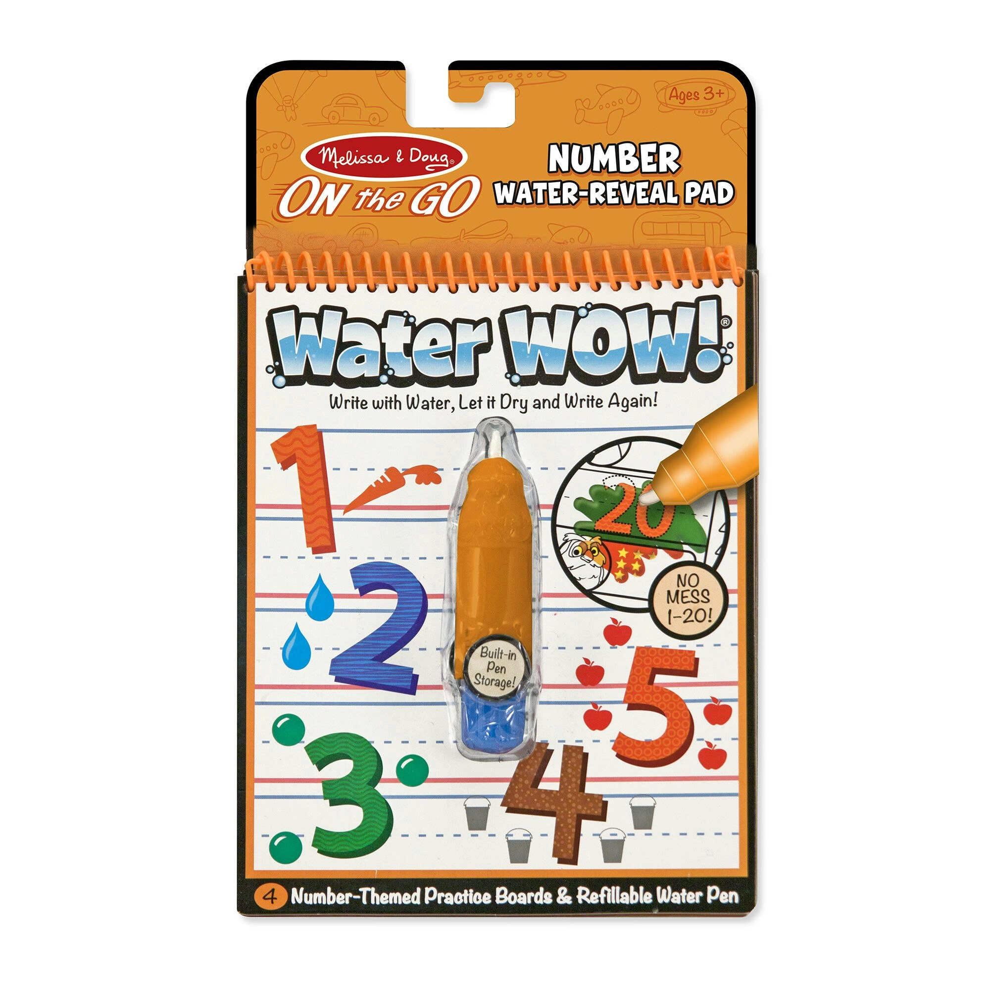 Melissa & Doug - Water Wow! Numbers - On The Go Travel Activity