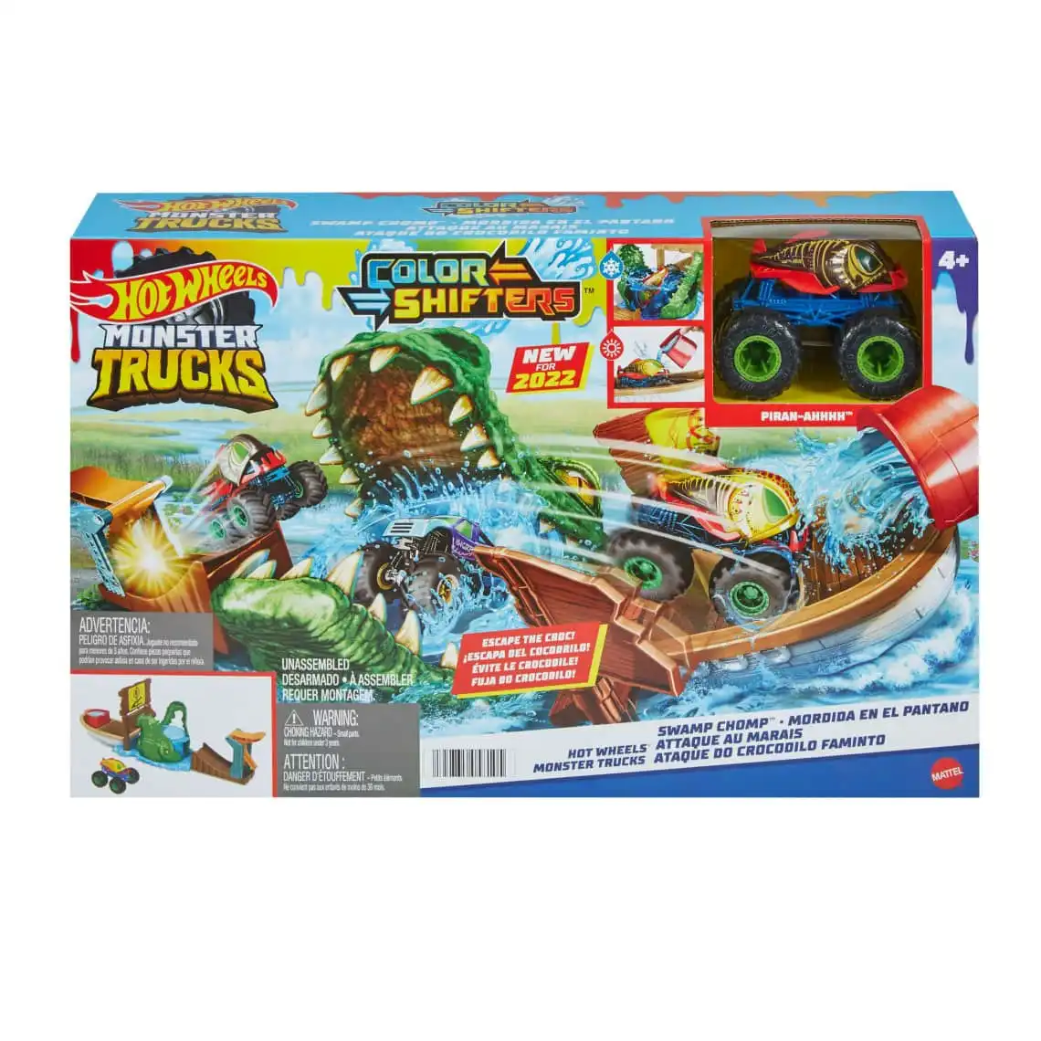 Hot Wheels® -  Monster Trucks Swamp Chomp  Playset