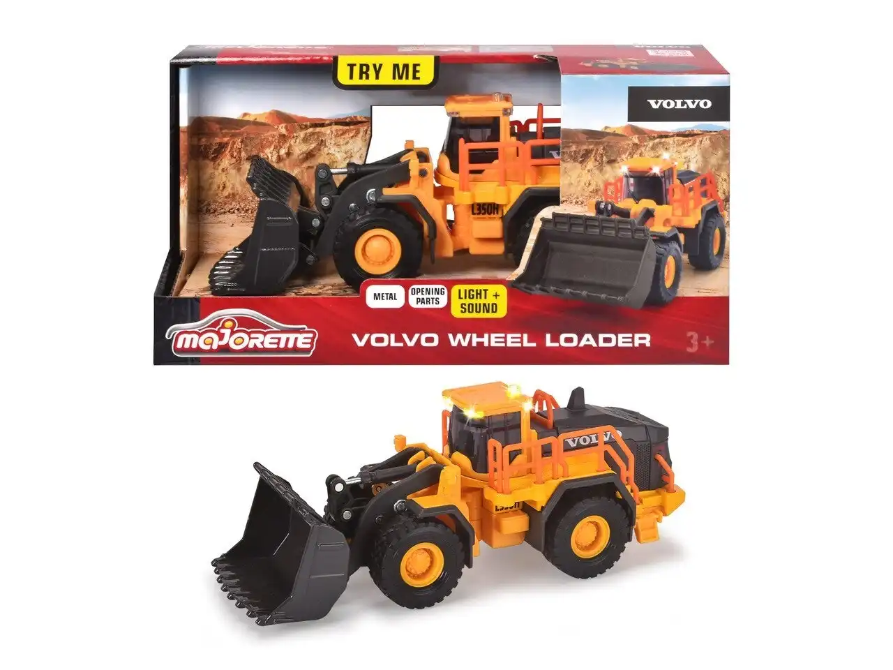 Majorette - Volvo L350h Wheel Loader