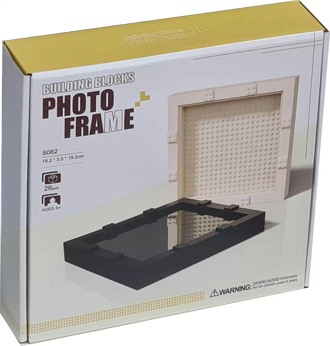 Building Blocks Photo Frame S062 - Cream White