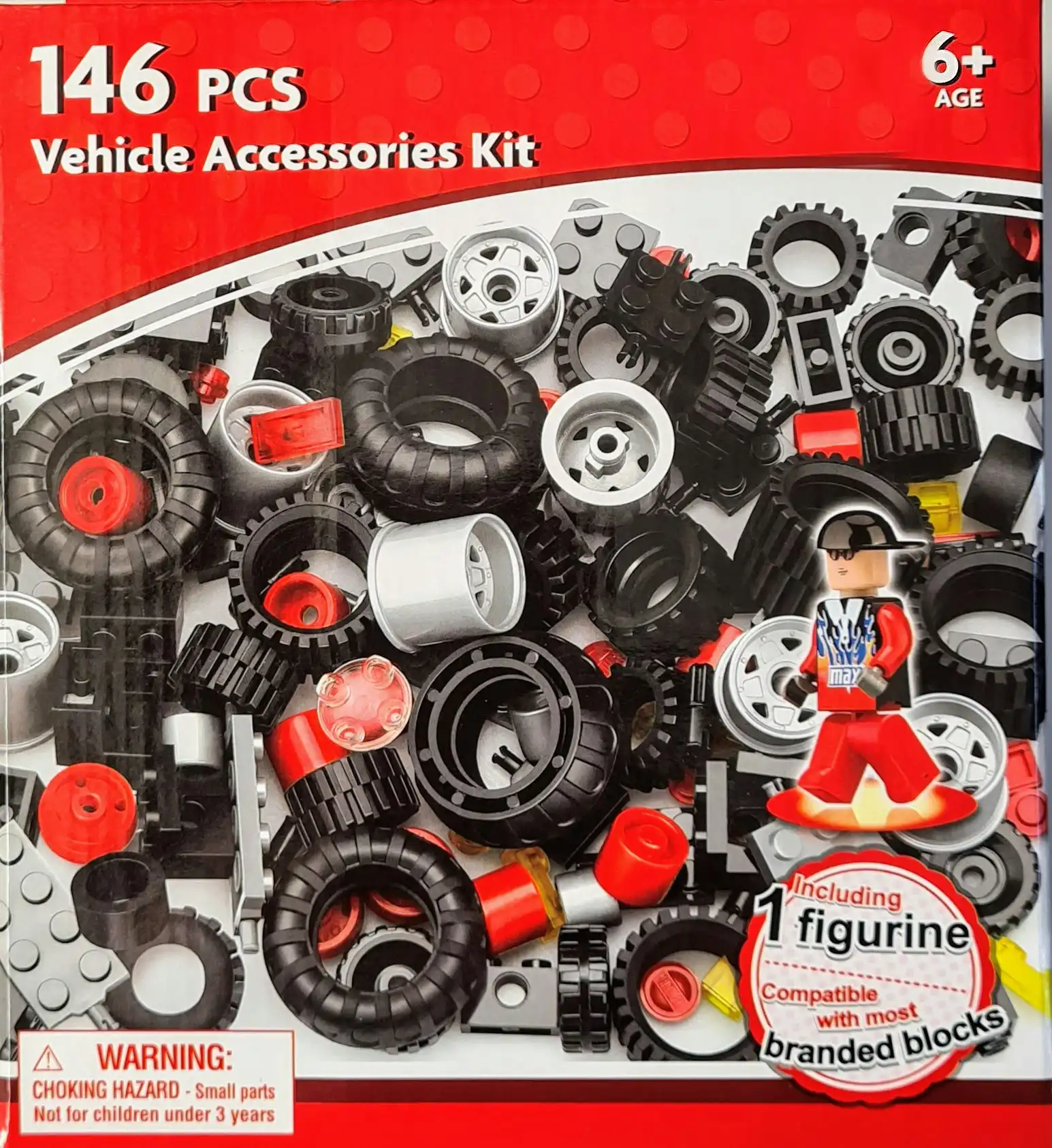 Building Blocks Vehicle Accessories Kit 146 Pieces