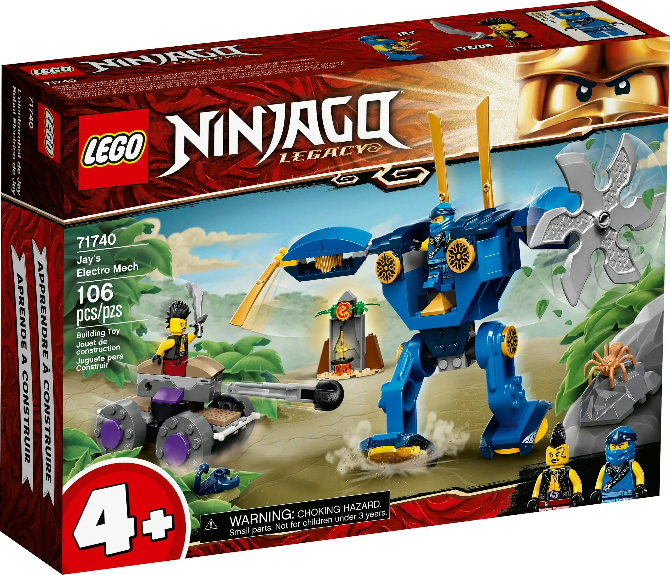 LEGO 71740 Jay' s Electro Mech - NINJAGO  4+