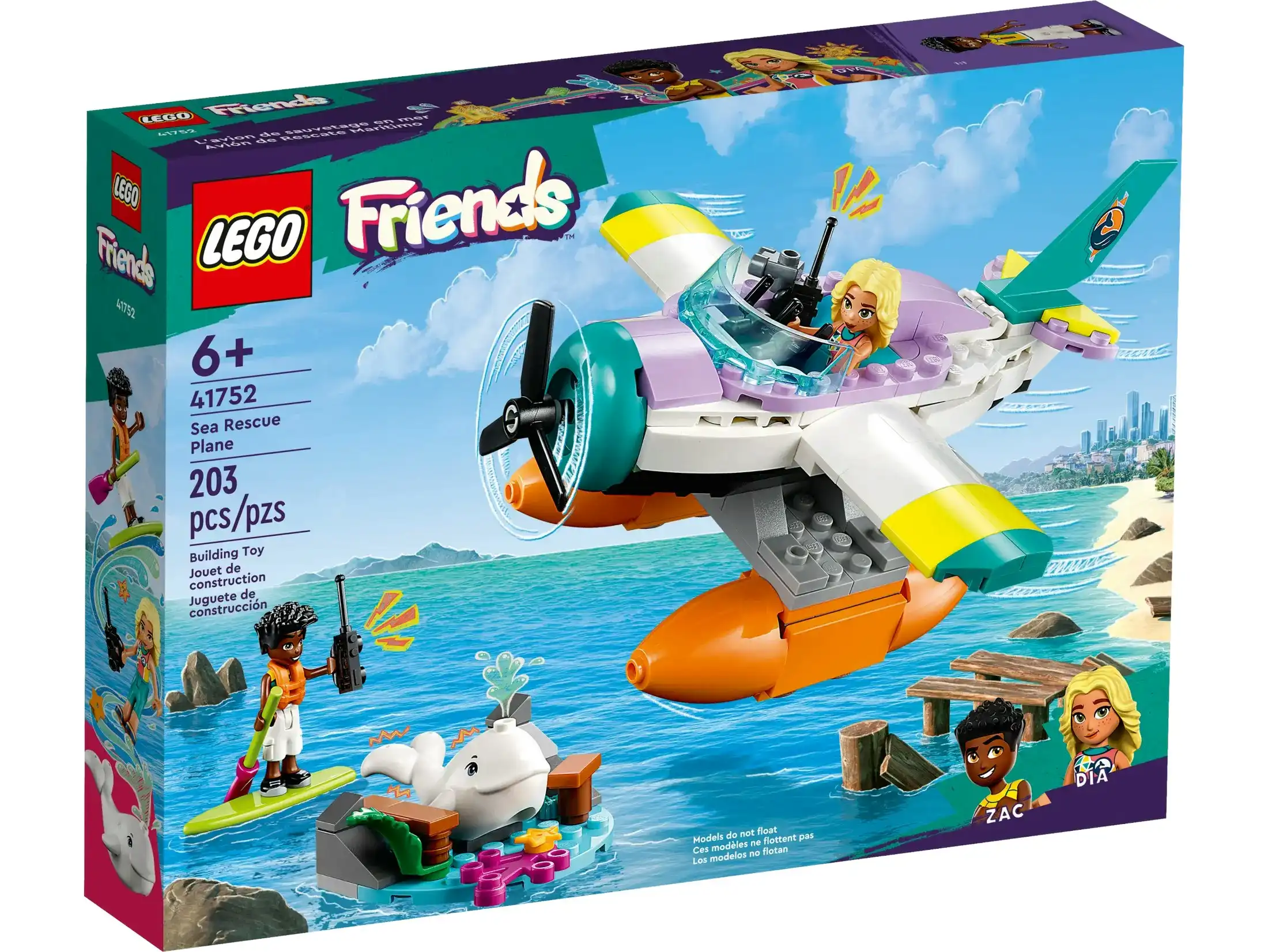 LEGO 41752 Sea Rescue Plane - Friends