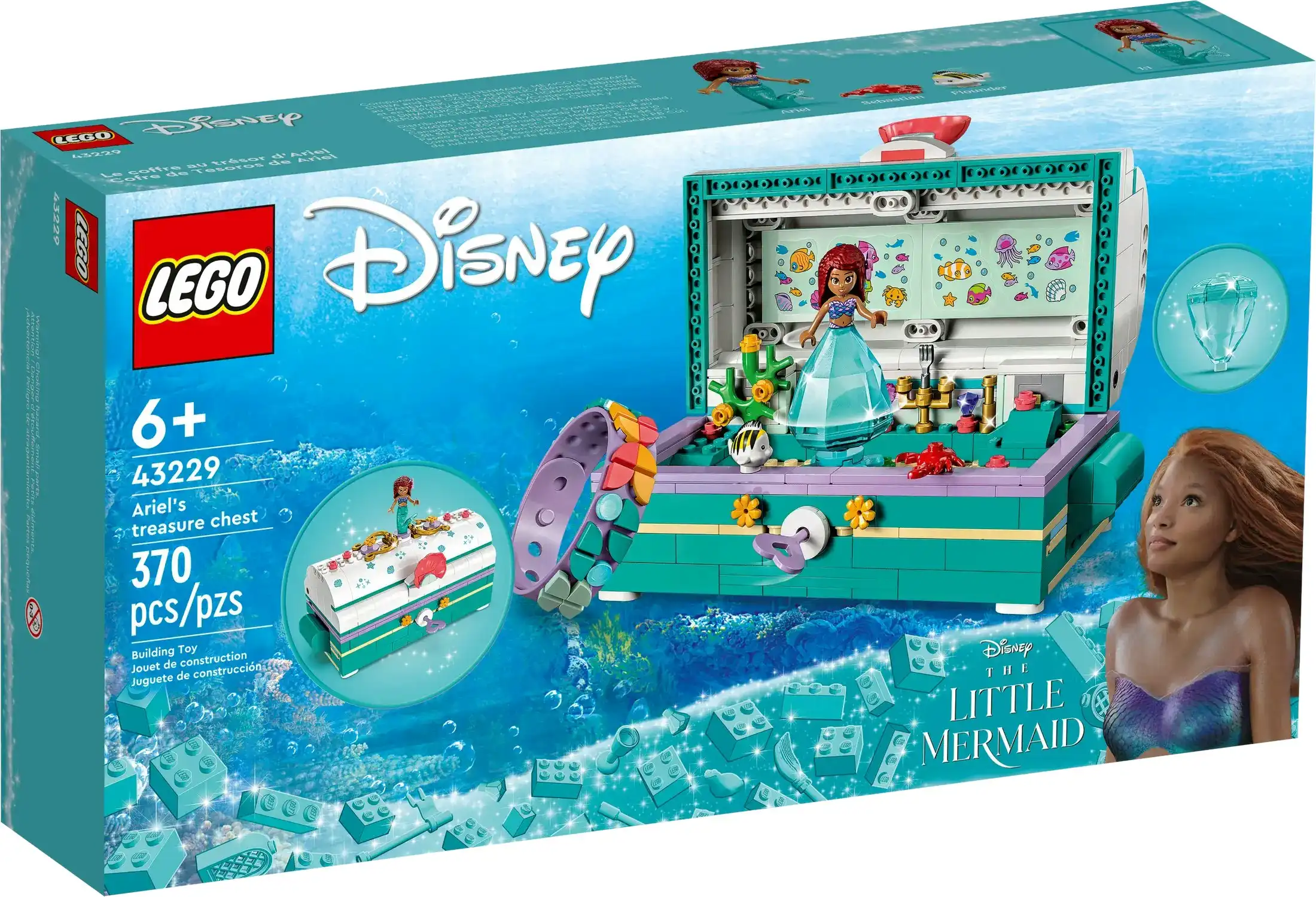 LEGO 43229 Ariel's Treasure Chest - Disney Princess