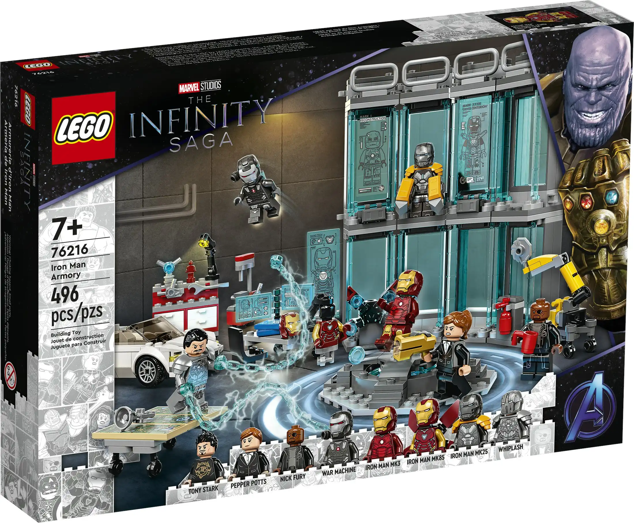 LEGO 76216 Iron Man Armoury - Marvel Super Heroes