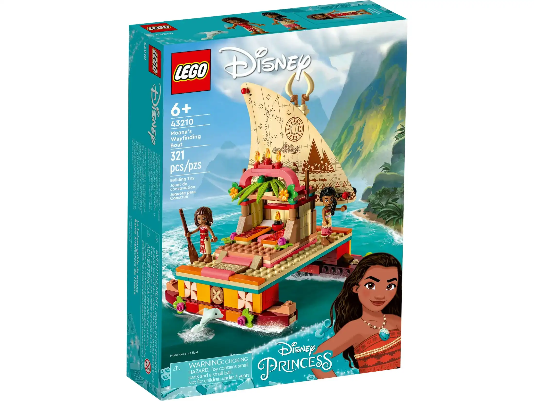 LEGO 43210 Moana's Wayfinding Boat - Disney Princess