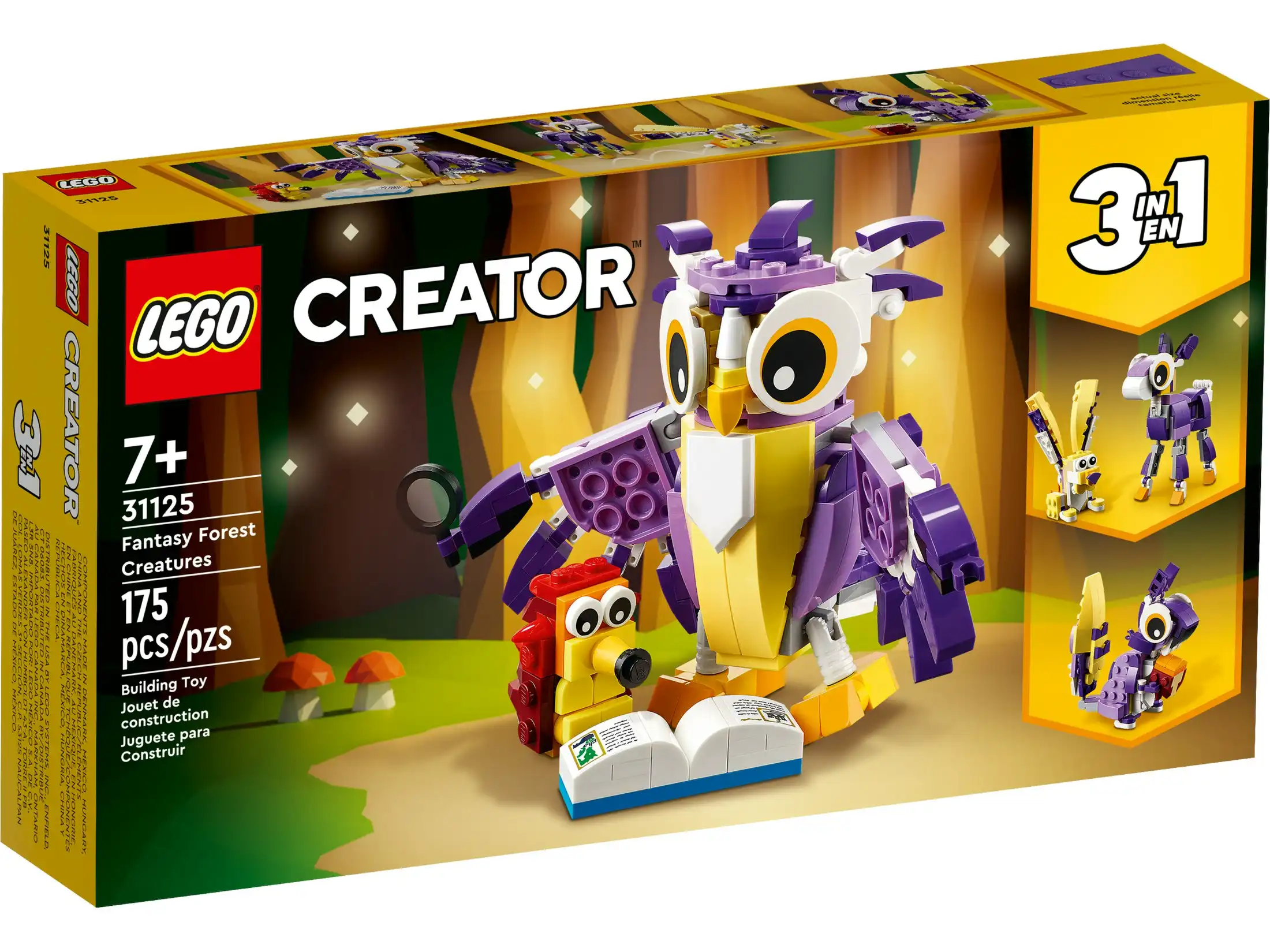 LEGO 31125 Fantasy Forest Creatures - Creator 3-in1