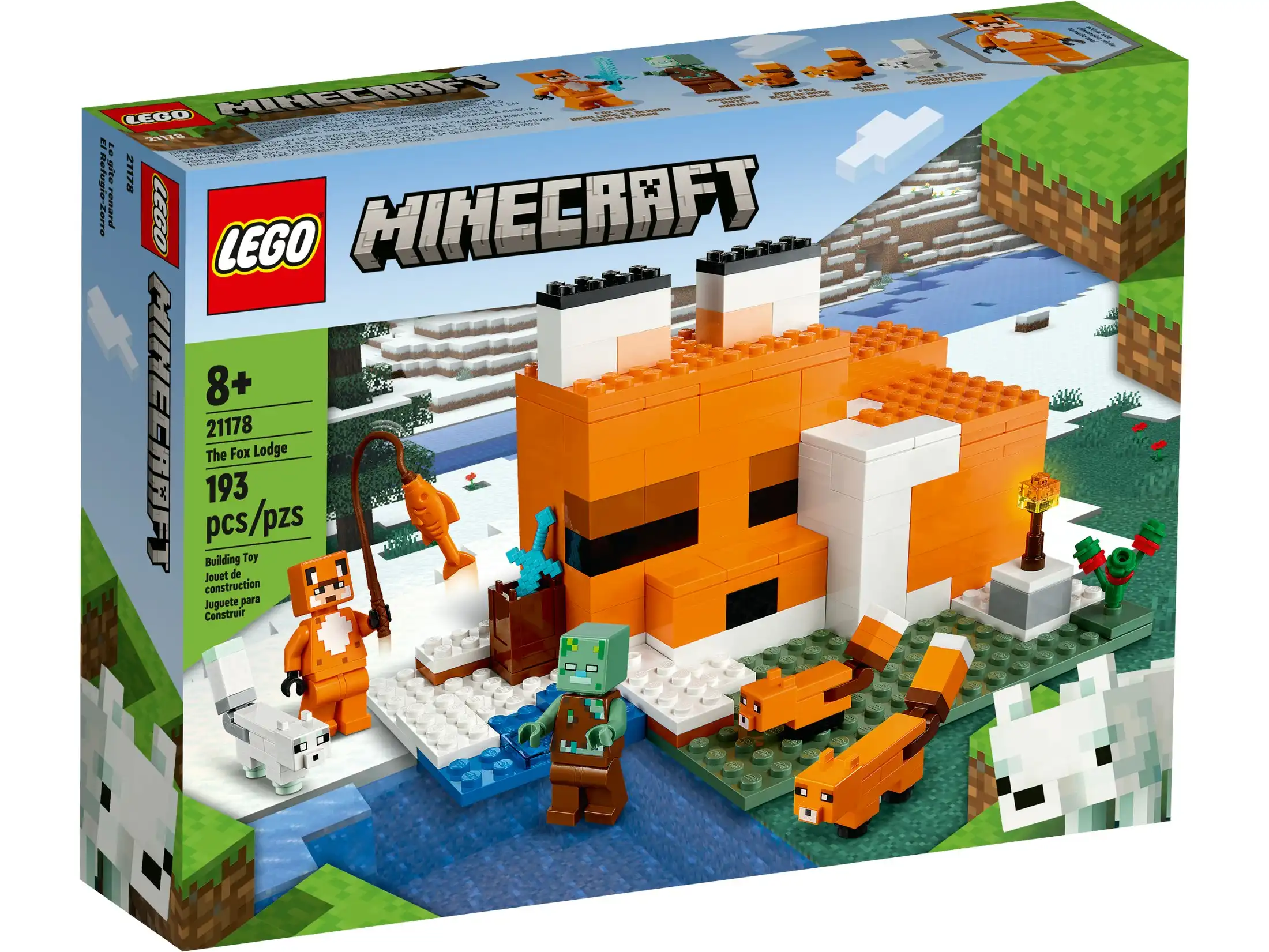 LEGO 21178 The Fox Lodge - Minecraft