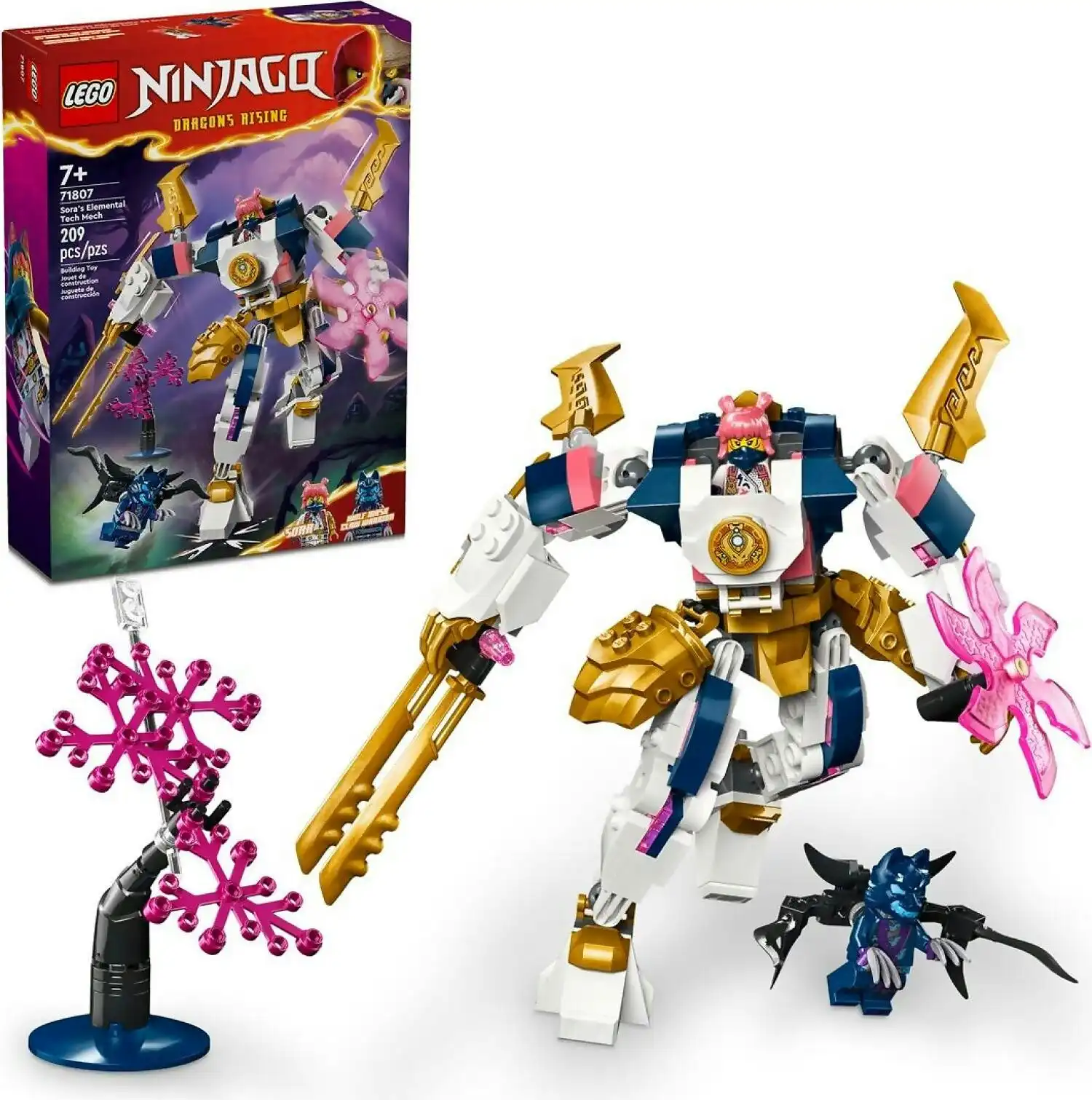 LEGO 71807 Sora's Elemental Tech Mech - Ninjago