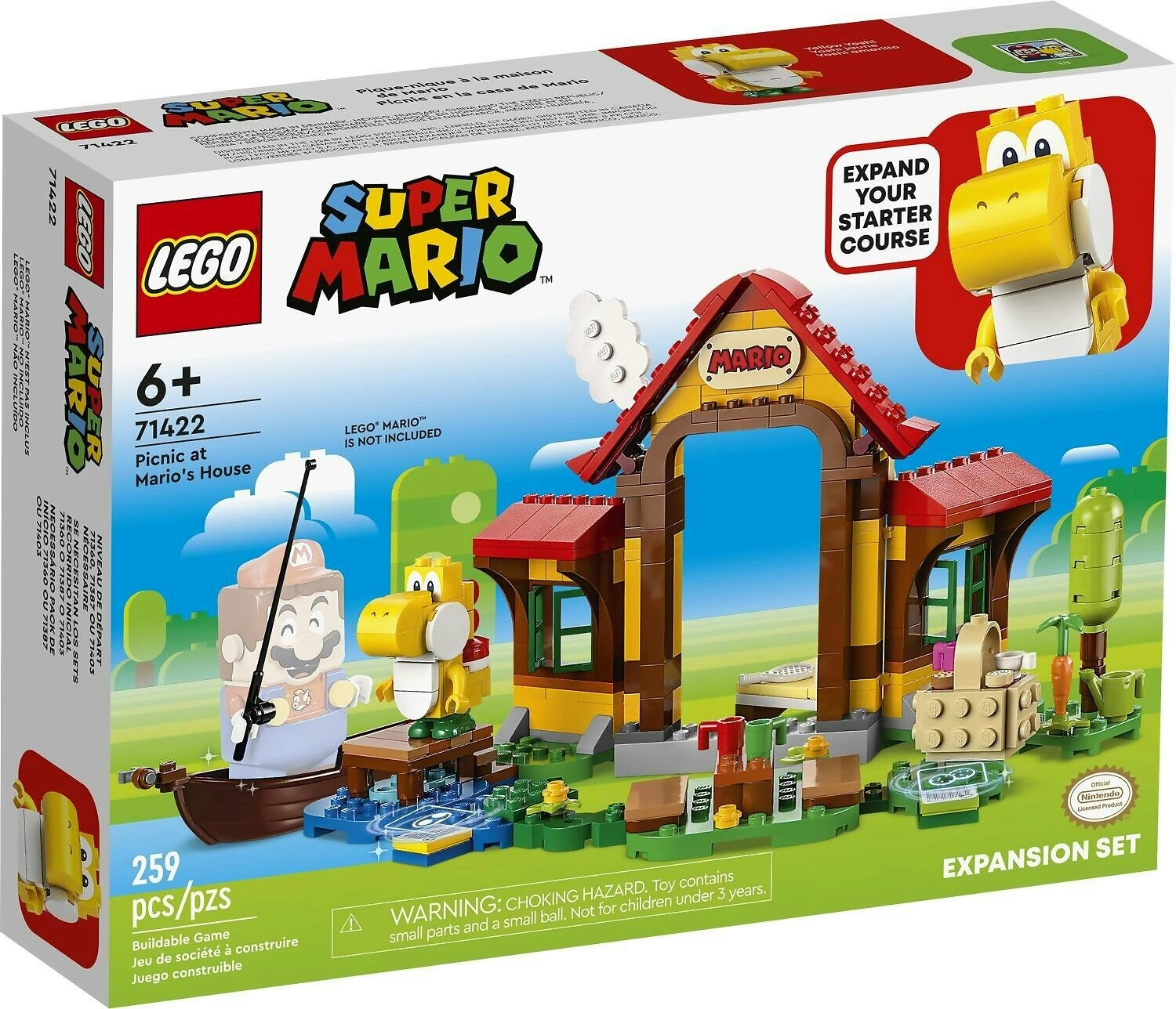 LEGO 71422 Picnic at Mario's House Expansion Set - Super Mario