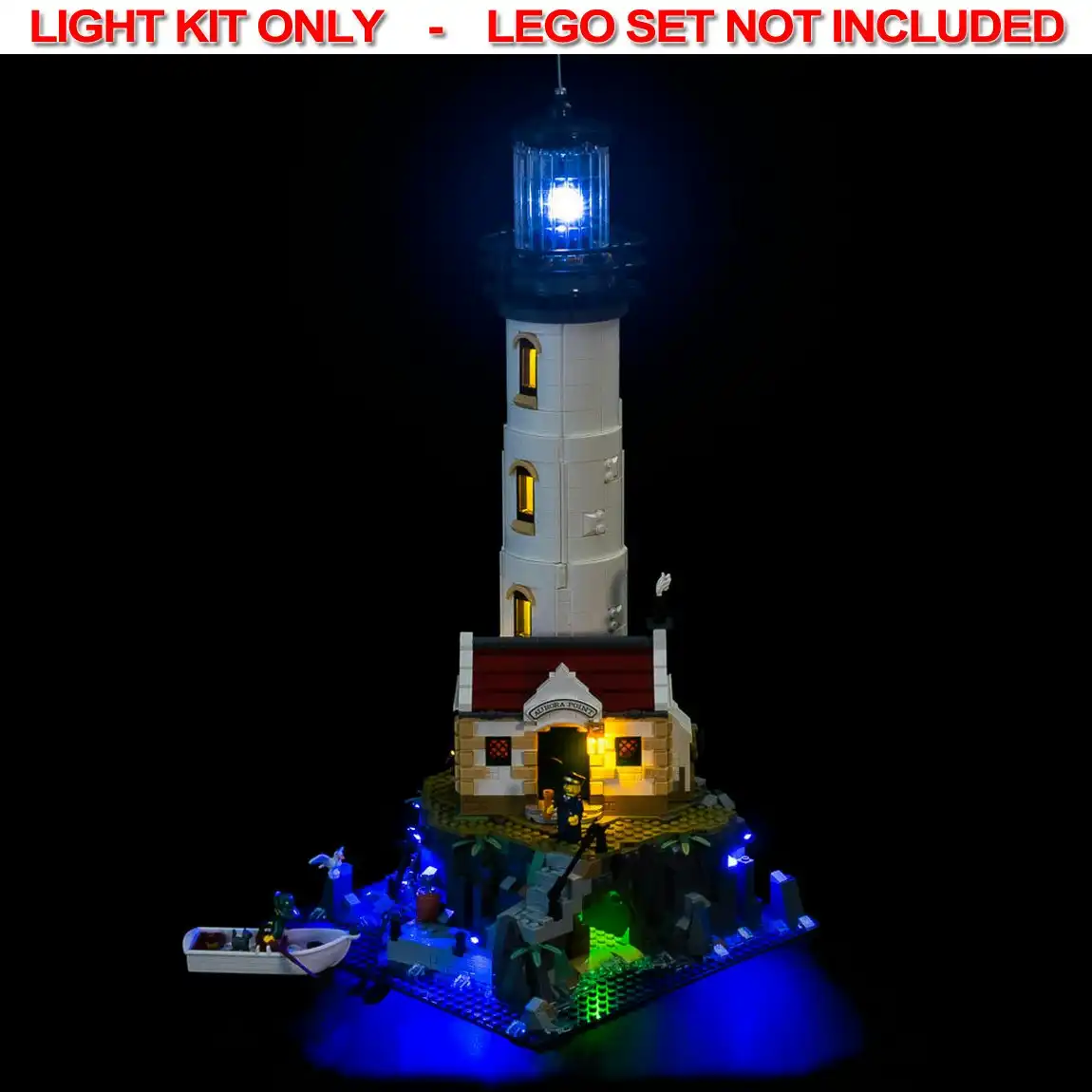 Light My Bricks - LIGHT KIT for LEGO Motorised Lighthouse 21335