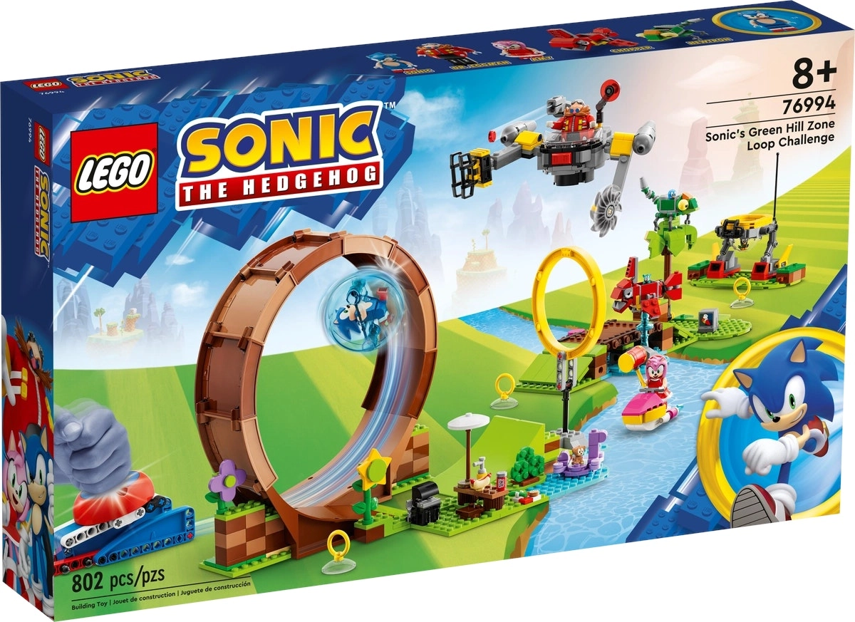 LEGO 76994 Sonic's Green Hill Zone Loop Challenge - Sonic The Hedgehog 2023