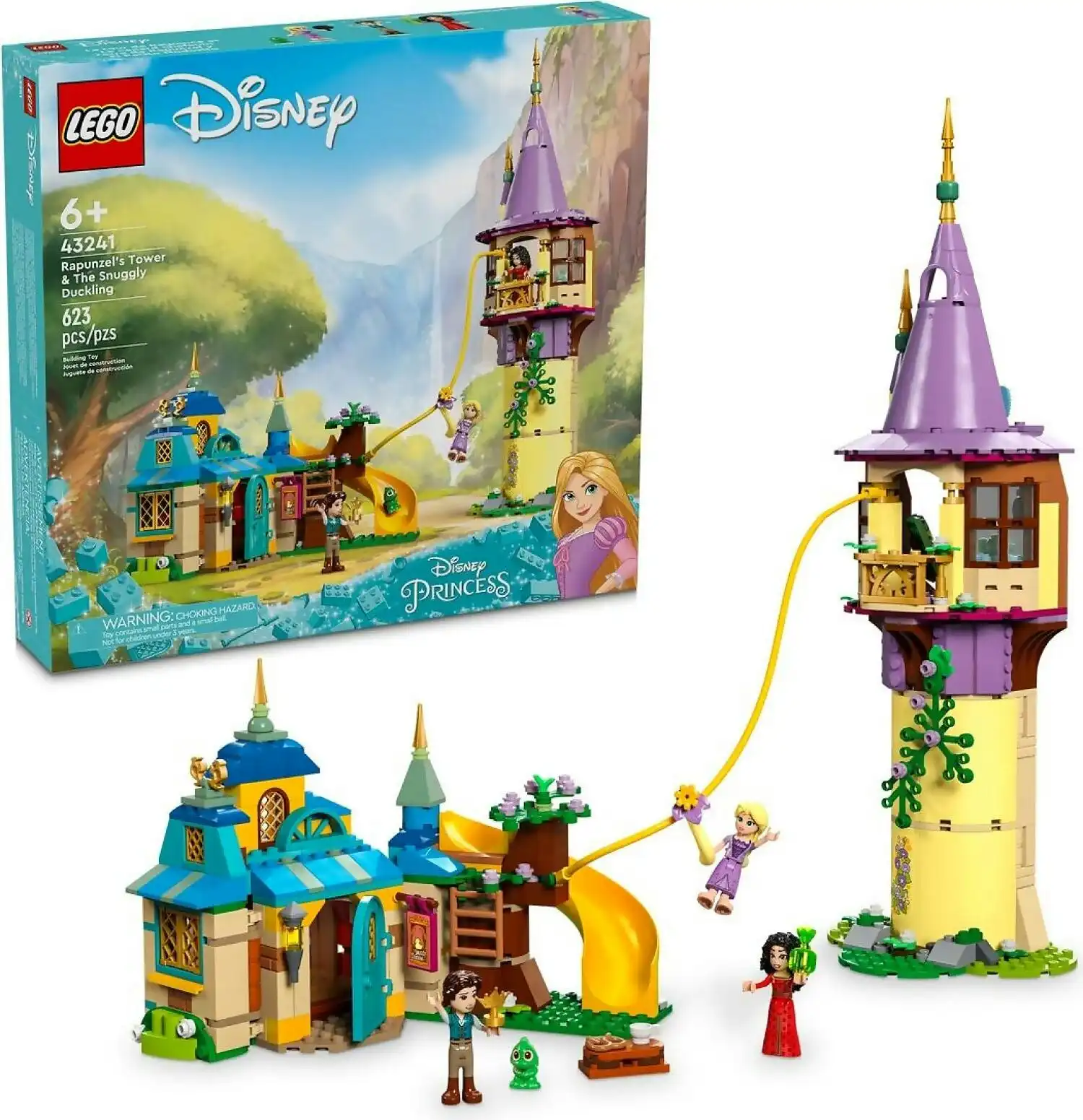 LEGO 43241 Rapunzel's Tower & The Snuggly Duckling - Disney Princess