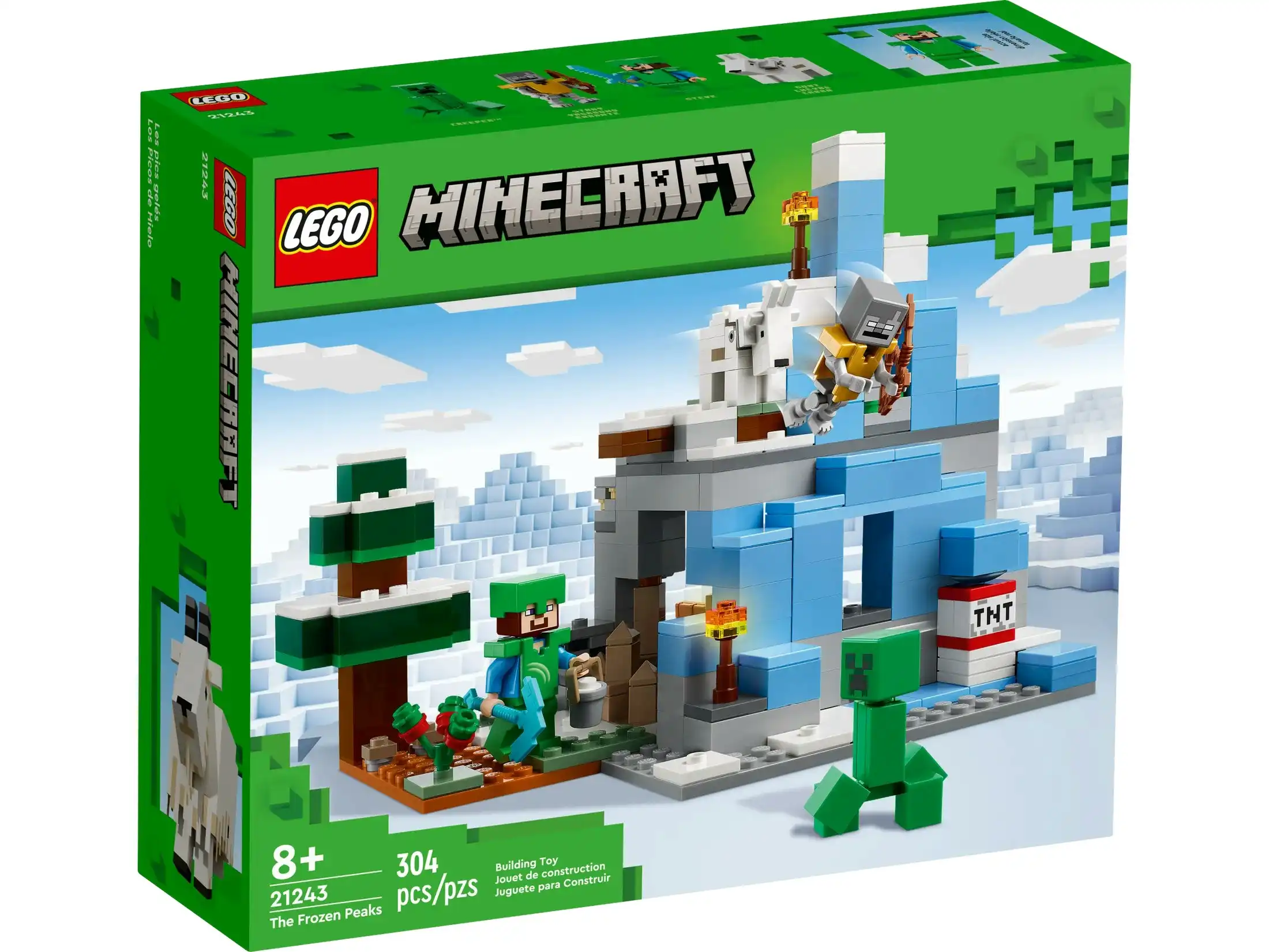 LEGO 21243 The Frozen Peaks - Minecraft