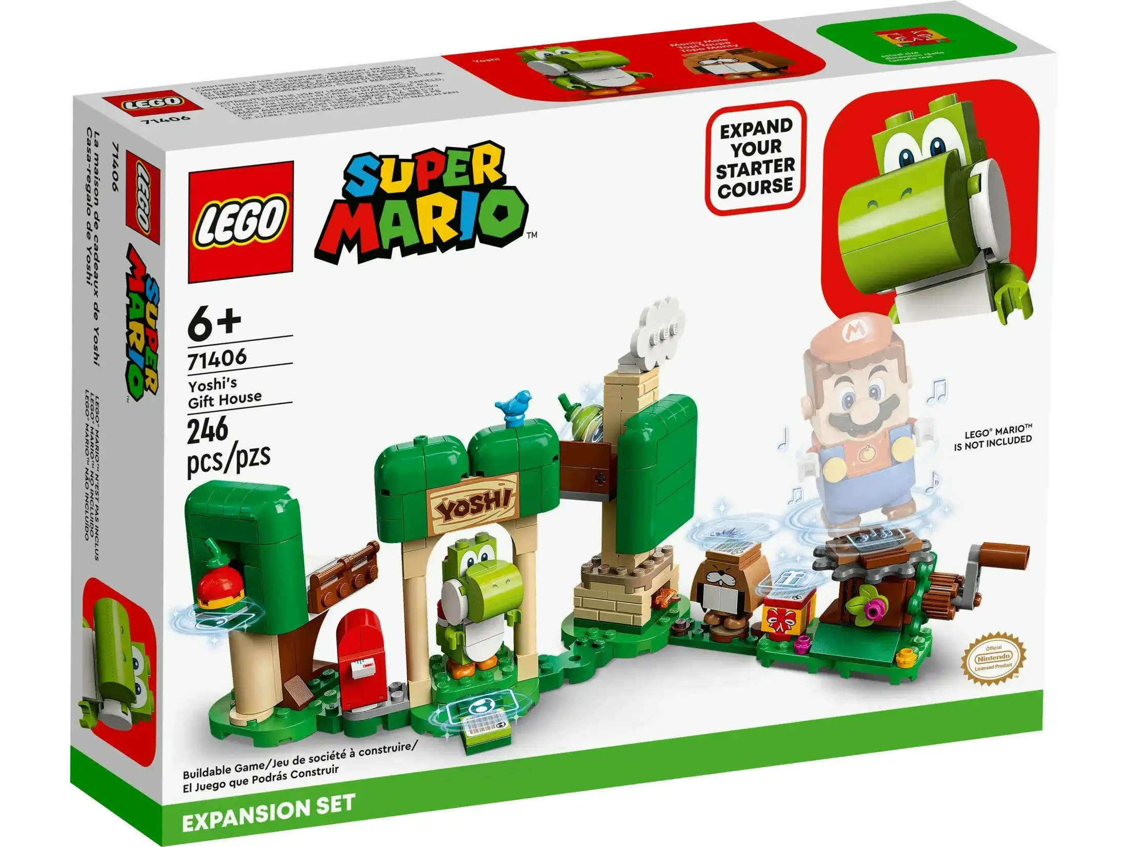 LEGO 71406 Yoshi’s Gift House Expansion Set - Super Mario
