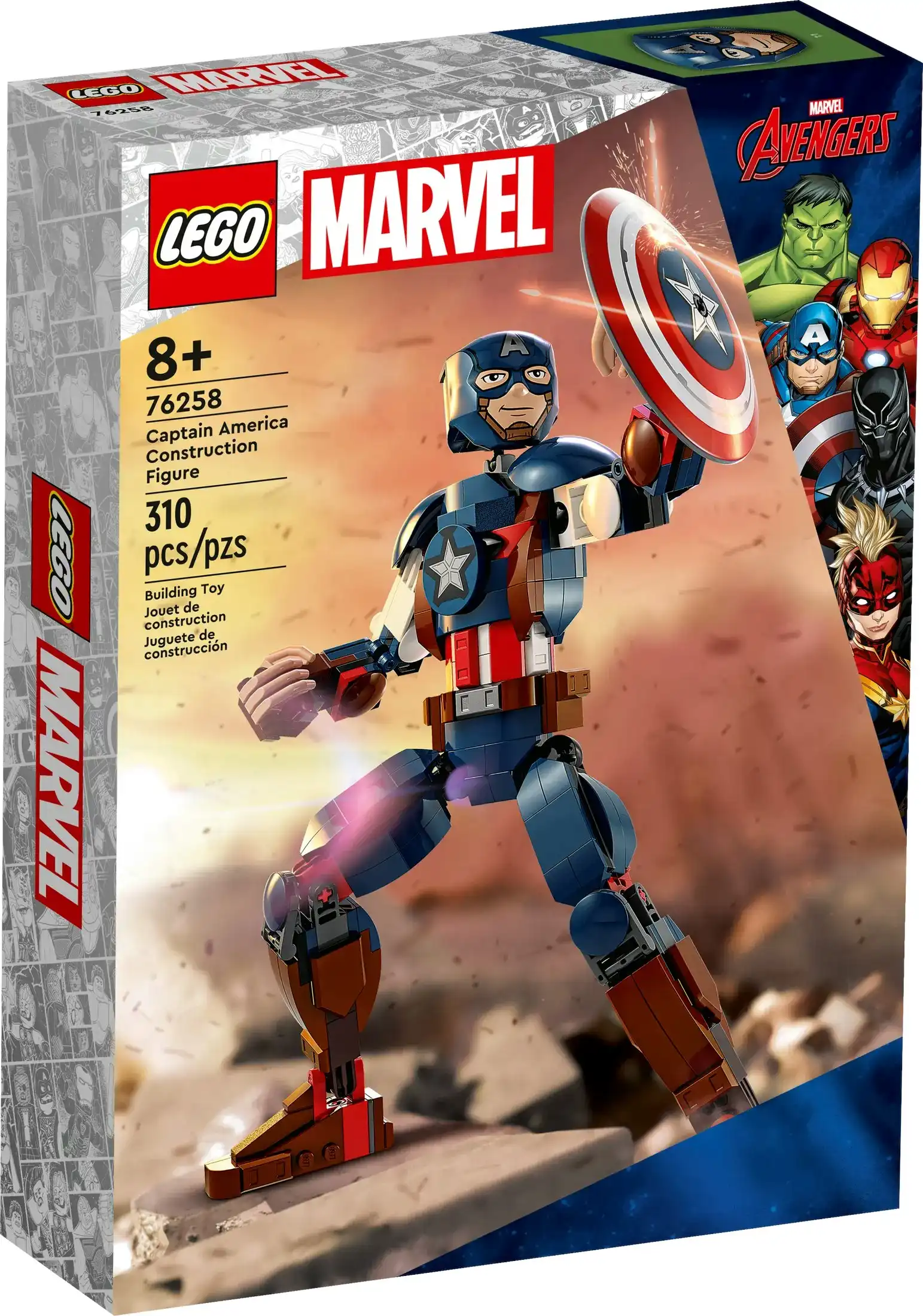 LEGO 76258 Captain America Construction Figure - Marvel Super Heroes