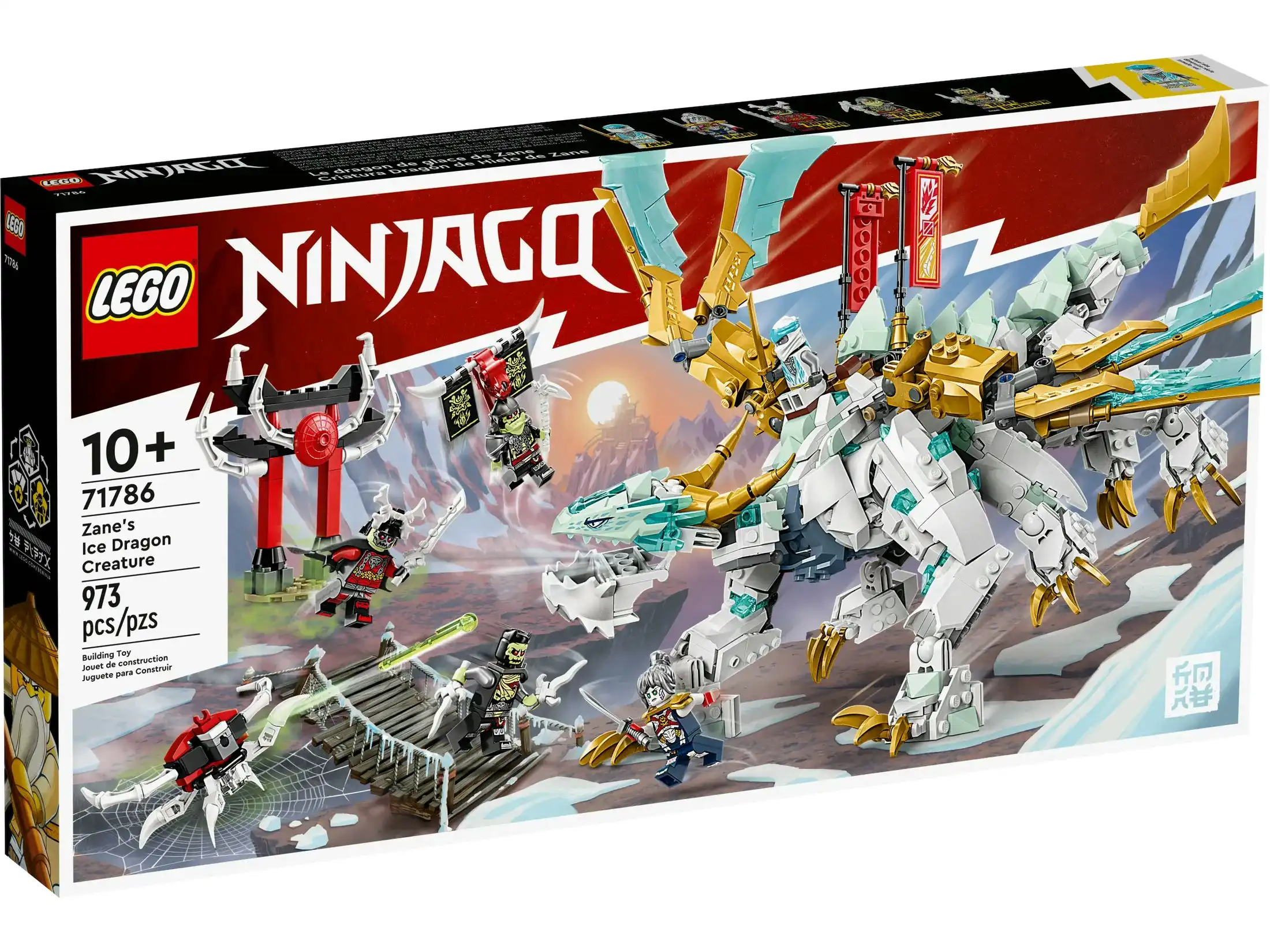 LEGO 71786 Zanes Ice Dragon Creature - Ninjago