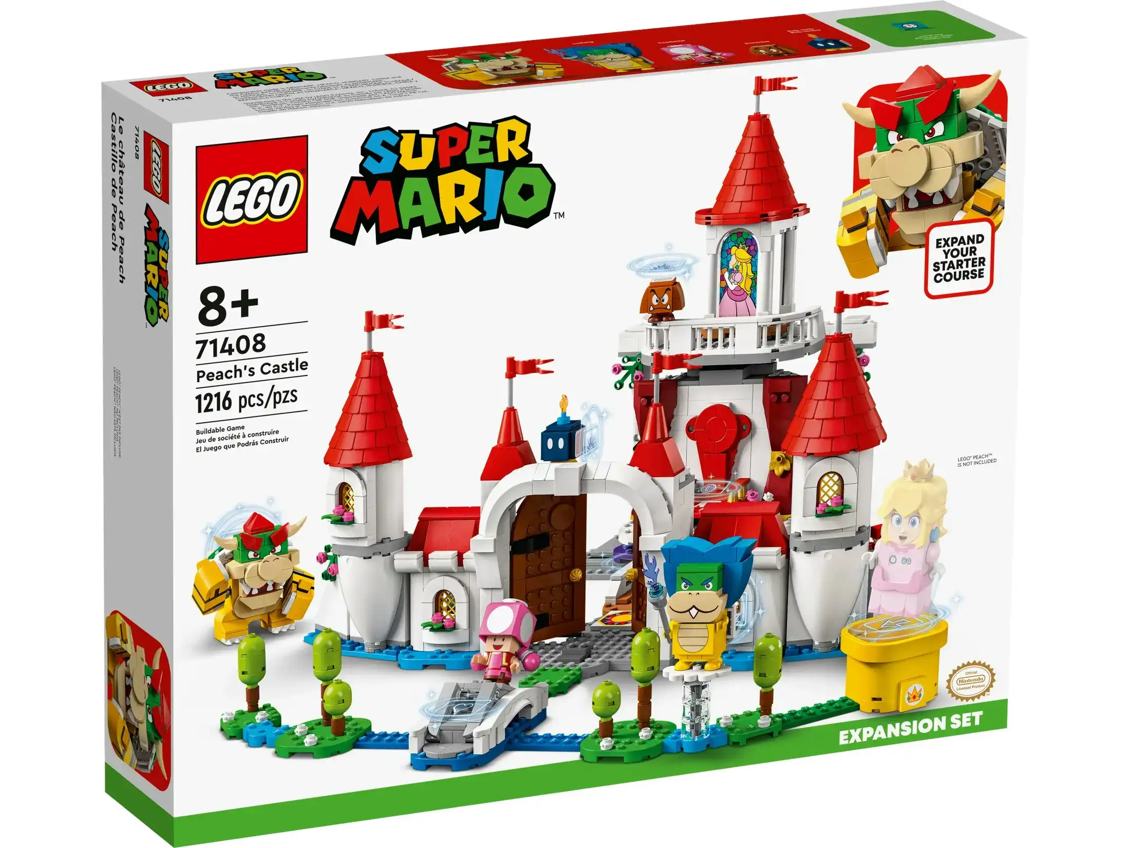 LEGO 71408 Peach’s Castle Expansion Set - Super Mario