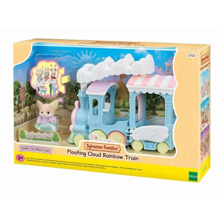 Sylvanian Families - Floating Cloud Rainbow Train Animal Doll Playset