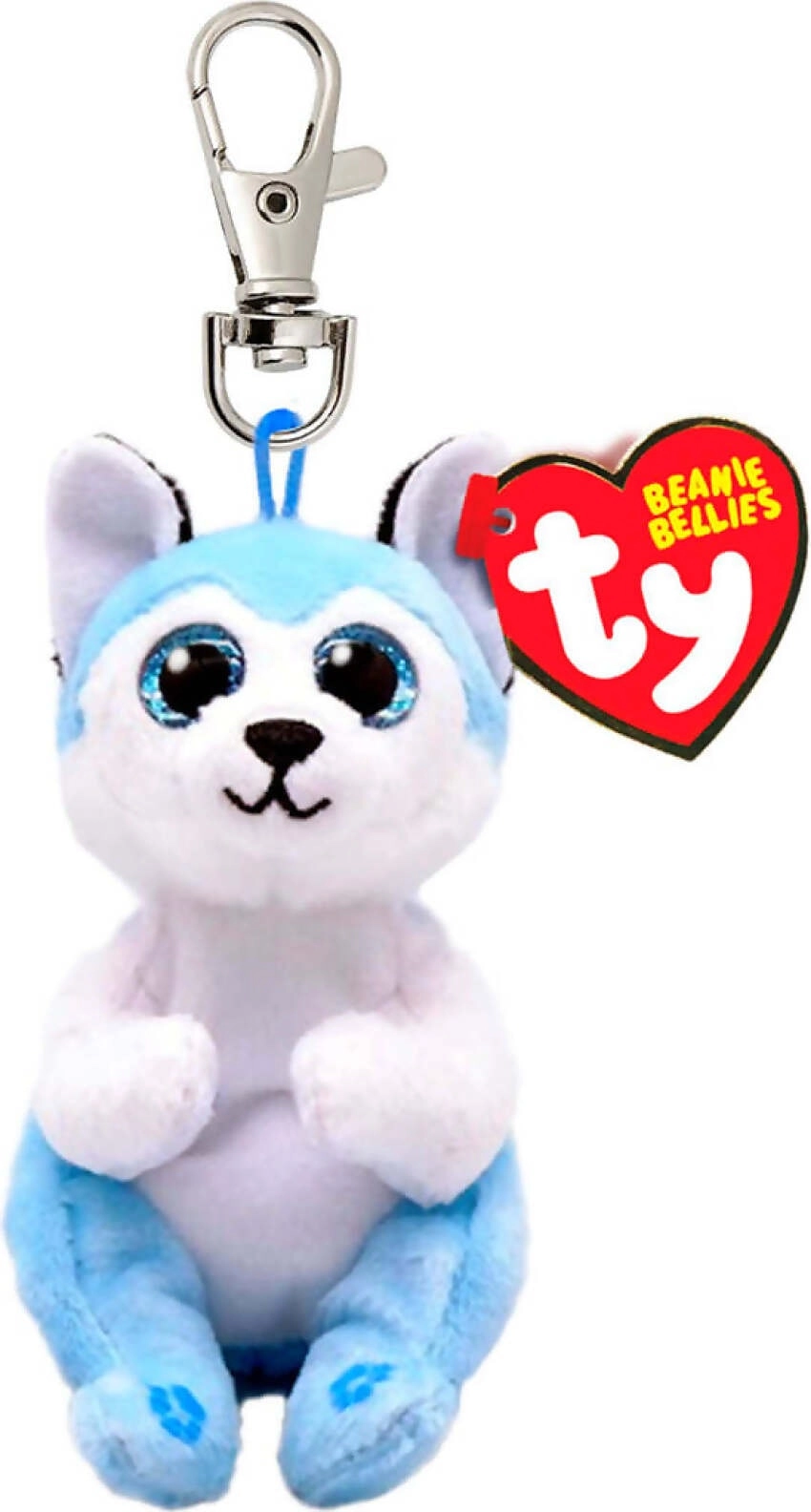 Ty - Beanie Bellies Clip - Thunder Blue Husky