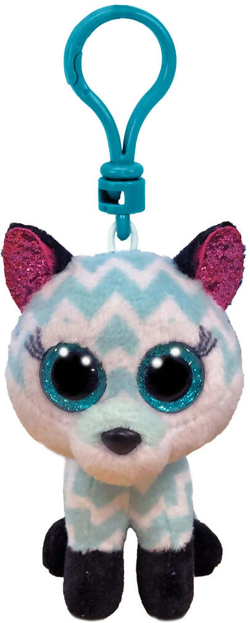 Ty - Beanie Boos - Clip On Atlas The Aqua Fox 10cm