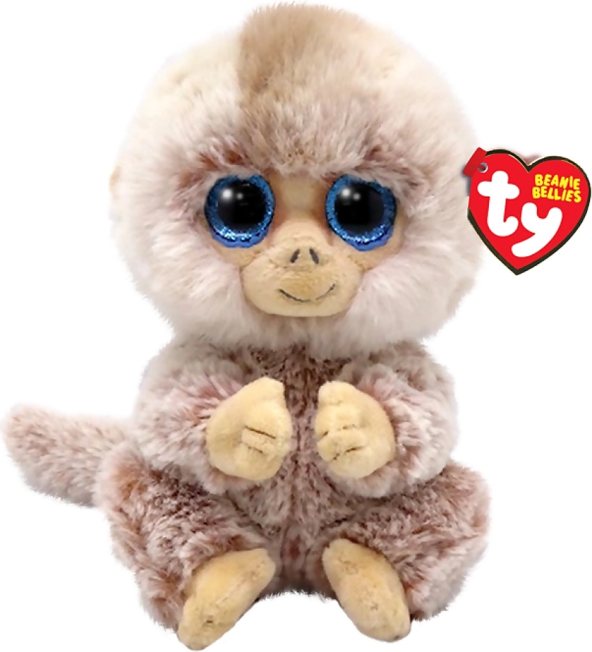 Ty Beanie Bellies - Stubby Tan Monkey Small 20cm