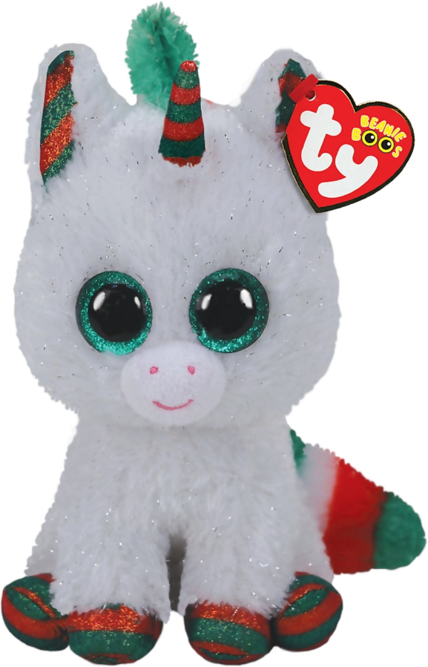 Ty - Beanie Boos - Xmas Unicorn Snowfall Small 15cm