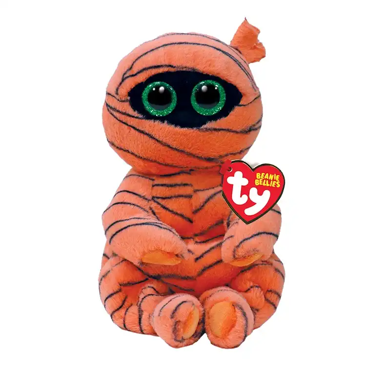 Ty Beanie Bellies - Hocus Pocus - Orange Mummy - Small 20cm