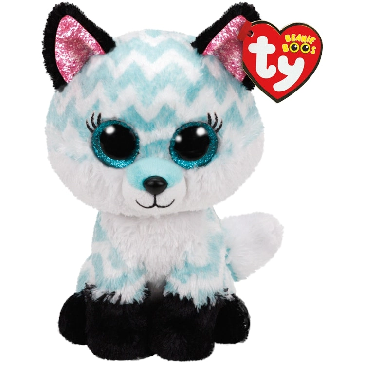 Ty Beanie Boos - Atlas - Aqua Fox 15cm Small