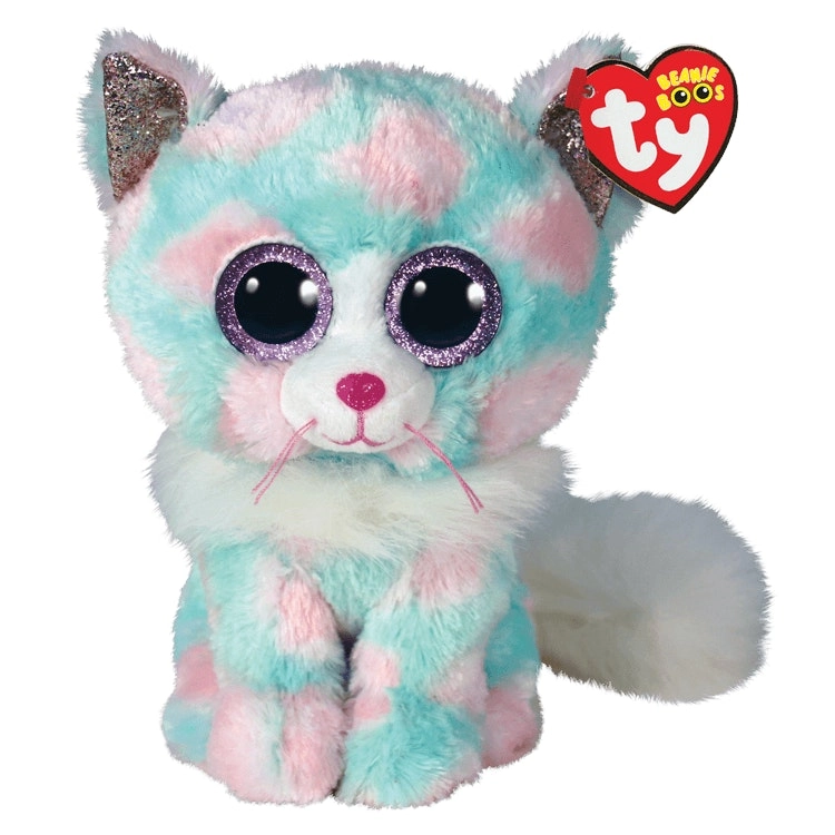 Ty Beanie Boos - Opal - Pastel Cat 15cm Small