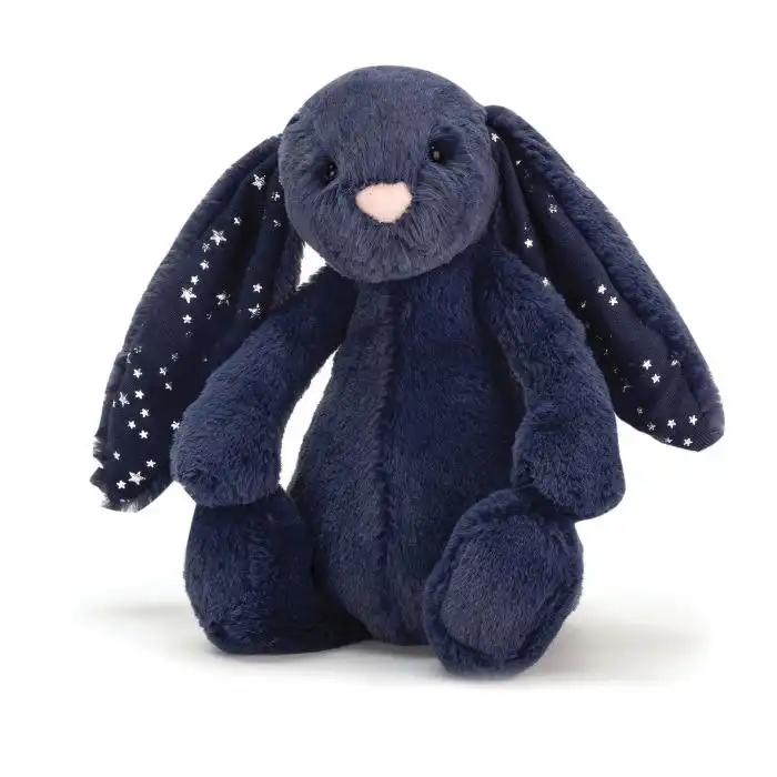 Jellycat Bashful Stardust Bunny Medium Blue 31x12x15cm