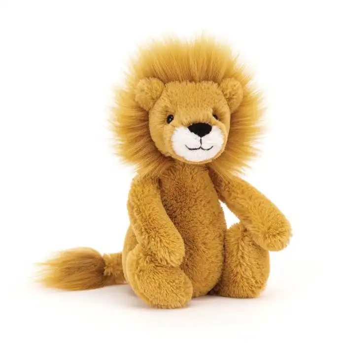 Jellycat Bashful Lion Medium Yellow 31x12x15cm