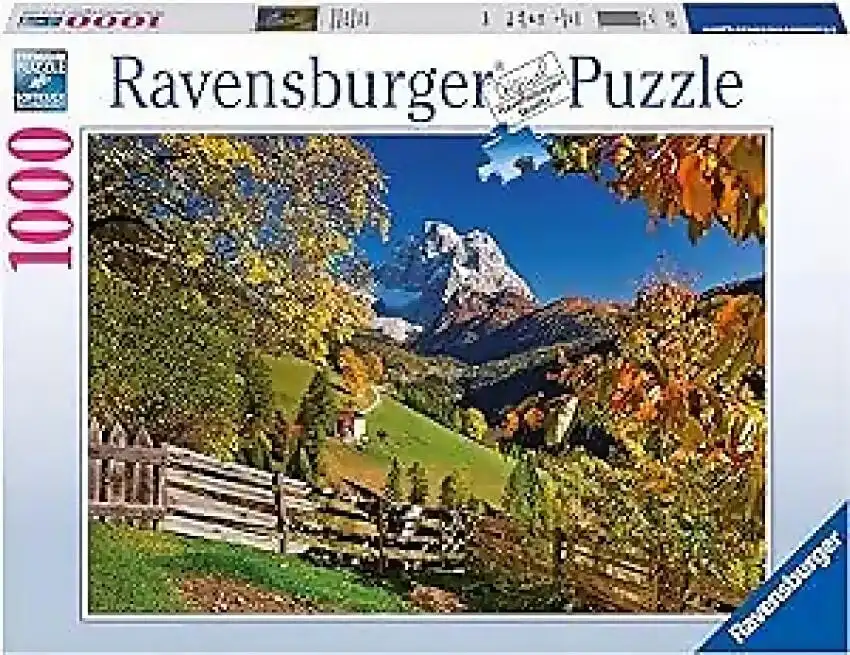 Ravensburger - Mountainous Italy Jigsaw Puzzle 1000 Pieces