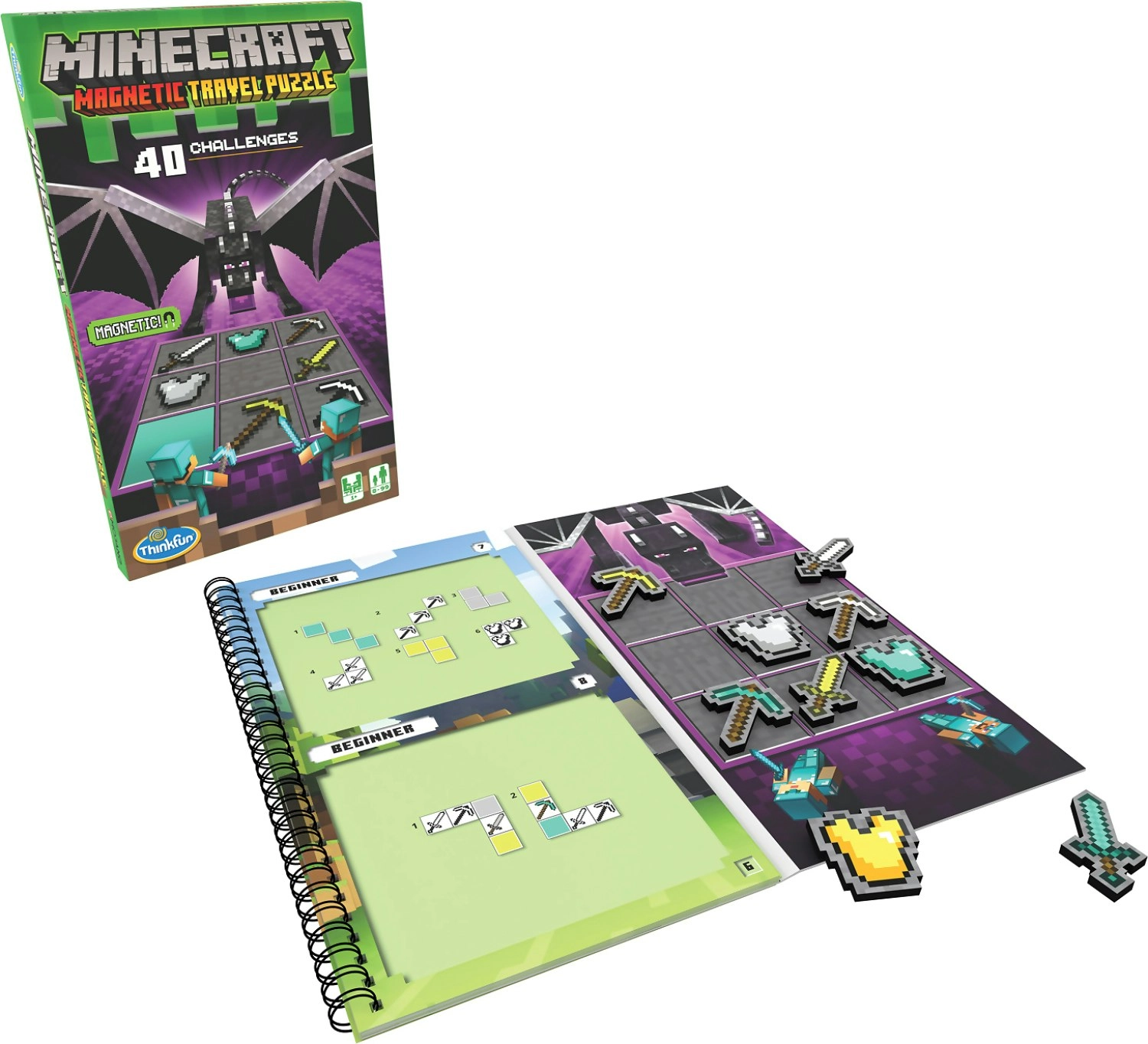 Thinkfun - Minecraft Magnetic Travel Puzzles