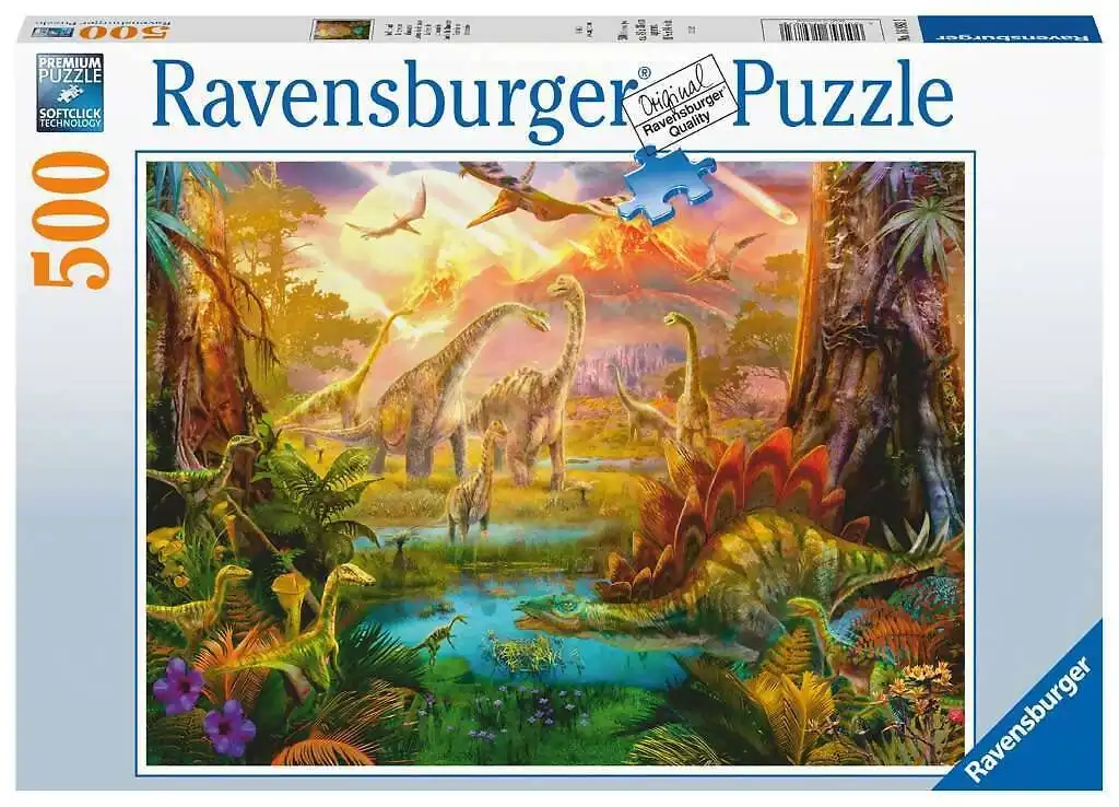 Ravensburger - Land Of Dinosaurs Jigsaw Puzzle 500 Pieces