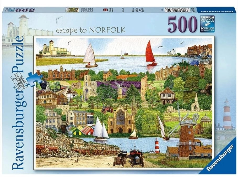 Ravensburger - Escape To Suffolk Jigsaw Puzzle 500 Pieces