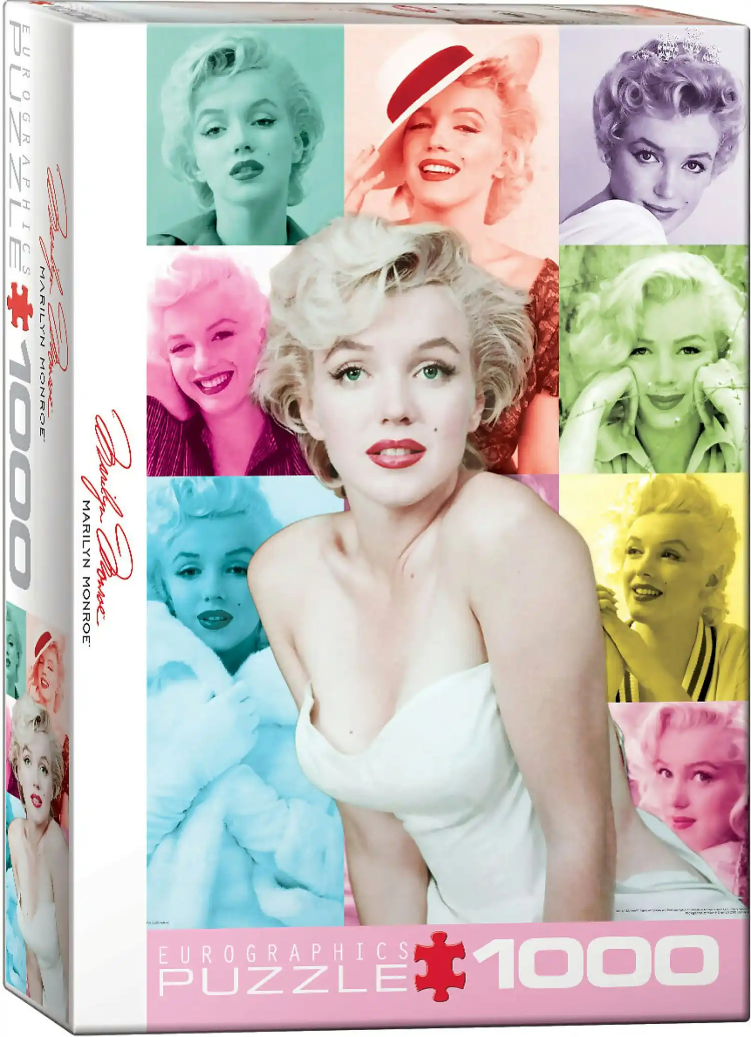 Eurographics - Marilyn Monroe Color Portraits - Jigsaw Puzzle 1000pc