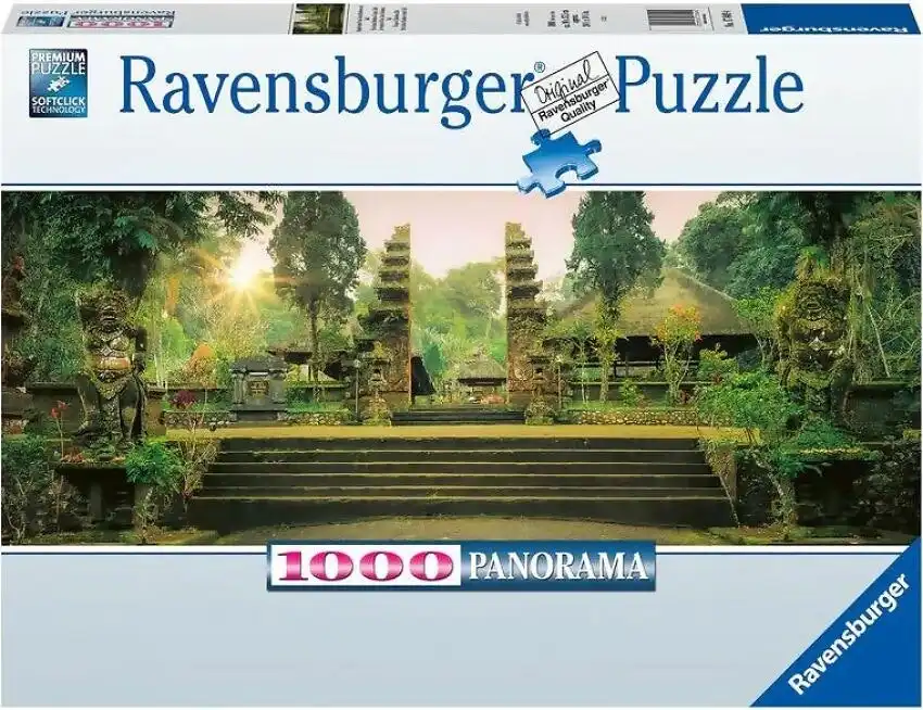 Ravensburger - Jungle Temple Pura Luhur Batukaru Bali Jigsaw Puzzle 1000 Pieces