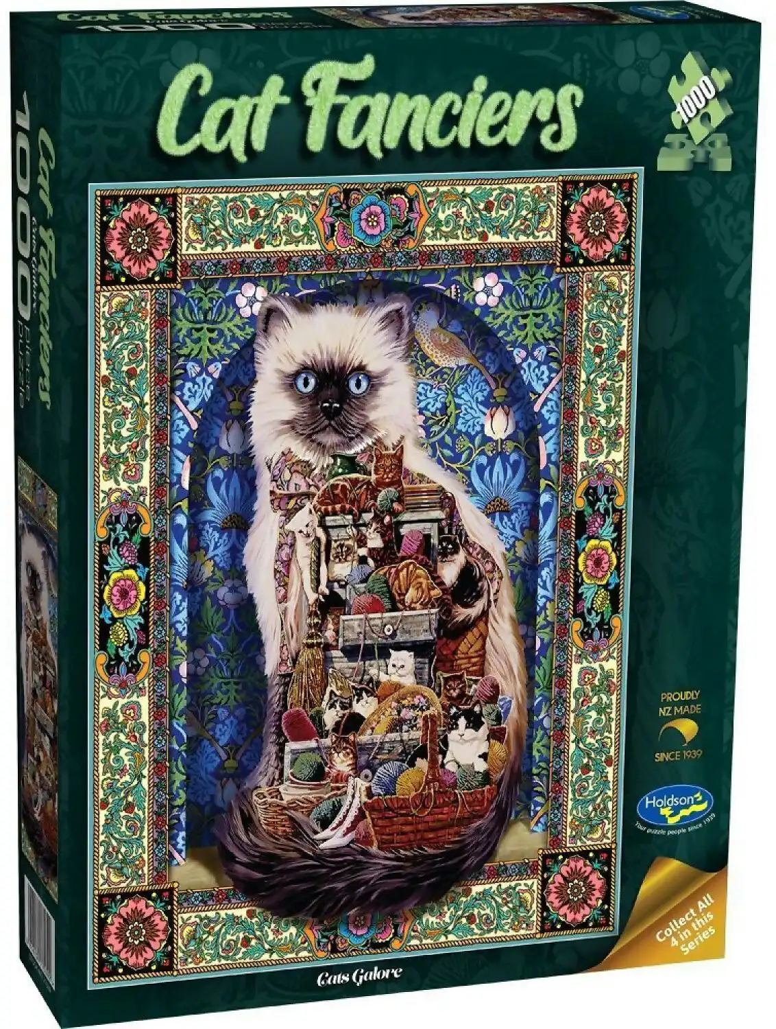 Holdson - Cat Fanciers - Cats Galore - Jigsaw Puzzle 1000 Pieces