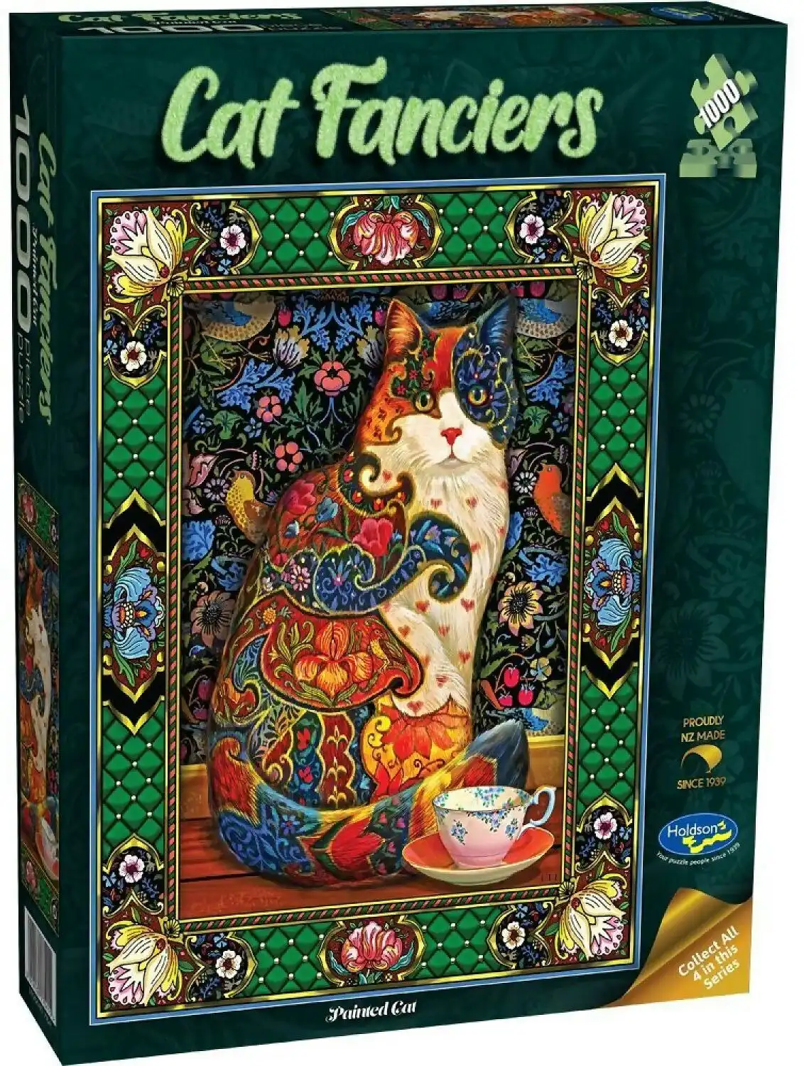 Holdson - Cat Fanciers - Painted Cats - Jigsaw Puzzle 1000 Pieces