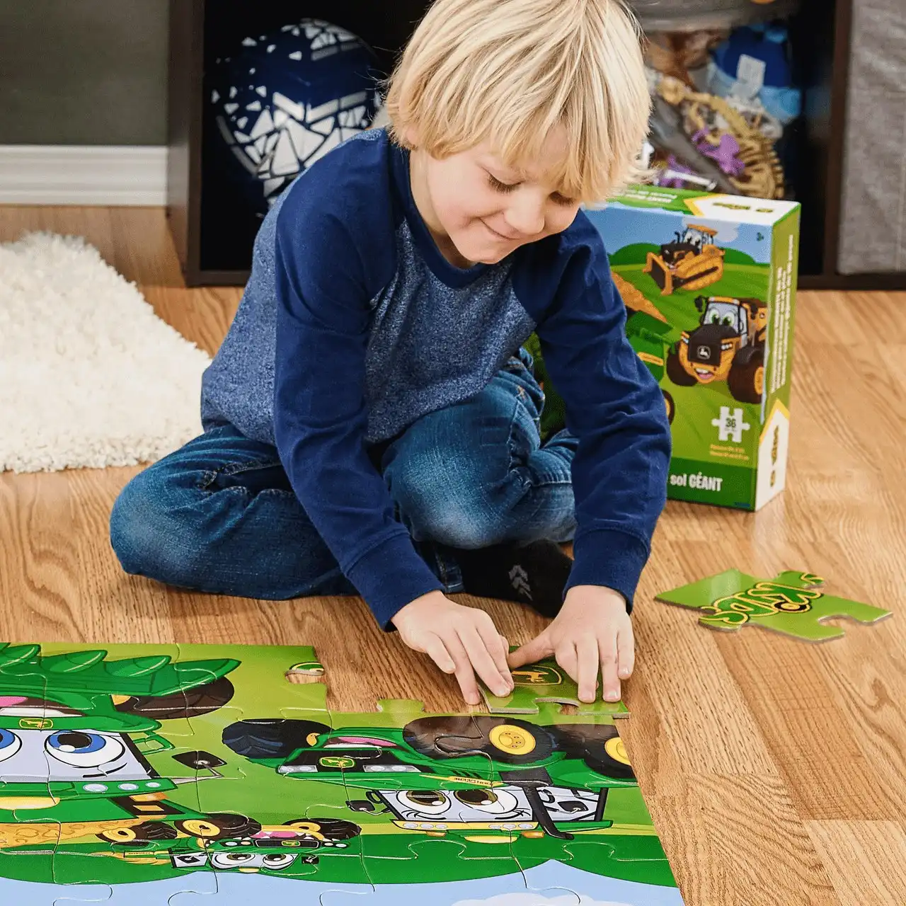 John Deere - Kids Floor Puzzle - Extra Large 92cm x 61cm