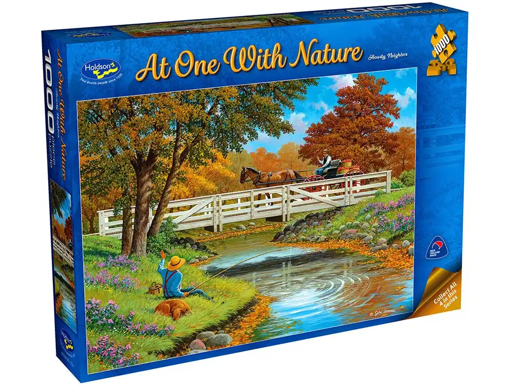 Holdson - At One With Nature Howdy Neighbor 1000 Pieces Jigsaw Puzzle