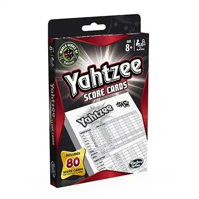 Hasbro Gaming - Yahtzee Score Cards  Hasbro