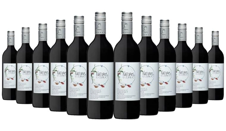 Natures Element Bookpurnong Shiraz Cabernet Red Wine 2021 - 12 Bottles