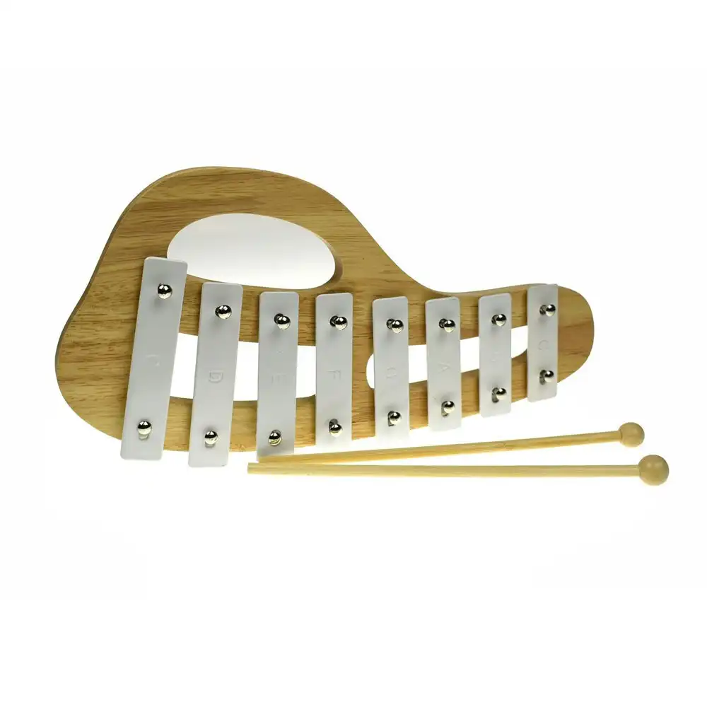 Koala Dream Classic Calm 30cm Wooden Xylophone Baby Musical Toy 18m+ Casper WHT