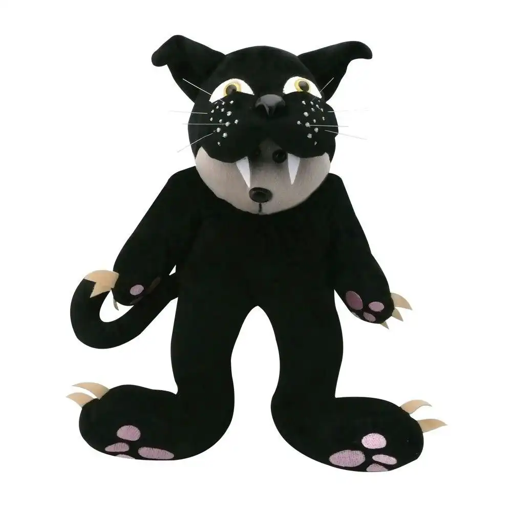 Korimco 74cm Panther Kids/Children Animal Soft Plush Stuffed Toy Jet Black 3y+
