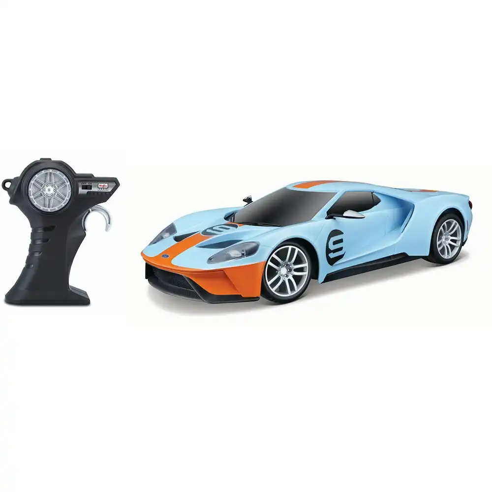 Maisto Tech 1:24 RC Car 2019 Ford GT Heritage 2.4Ghz & USB w/Remote Kids Toy 5y+