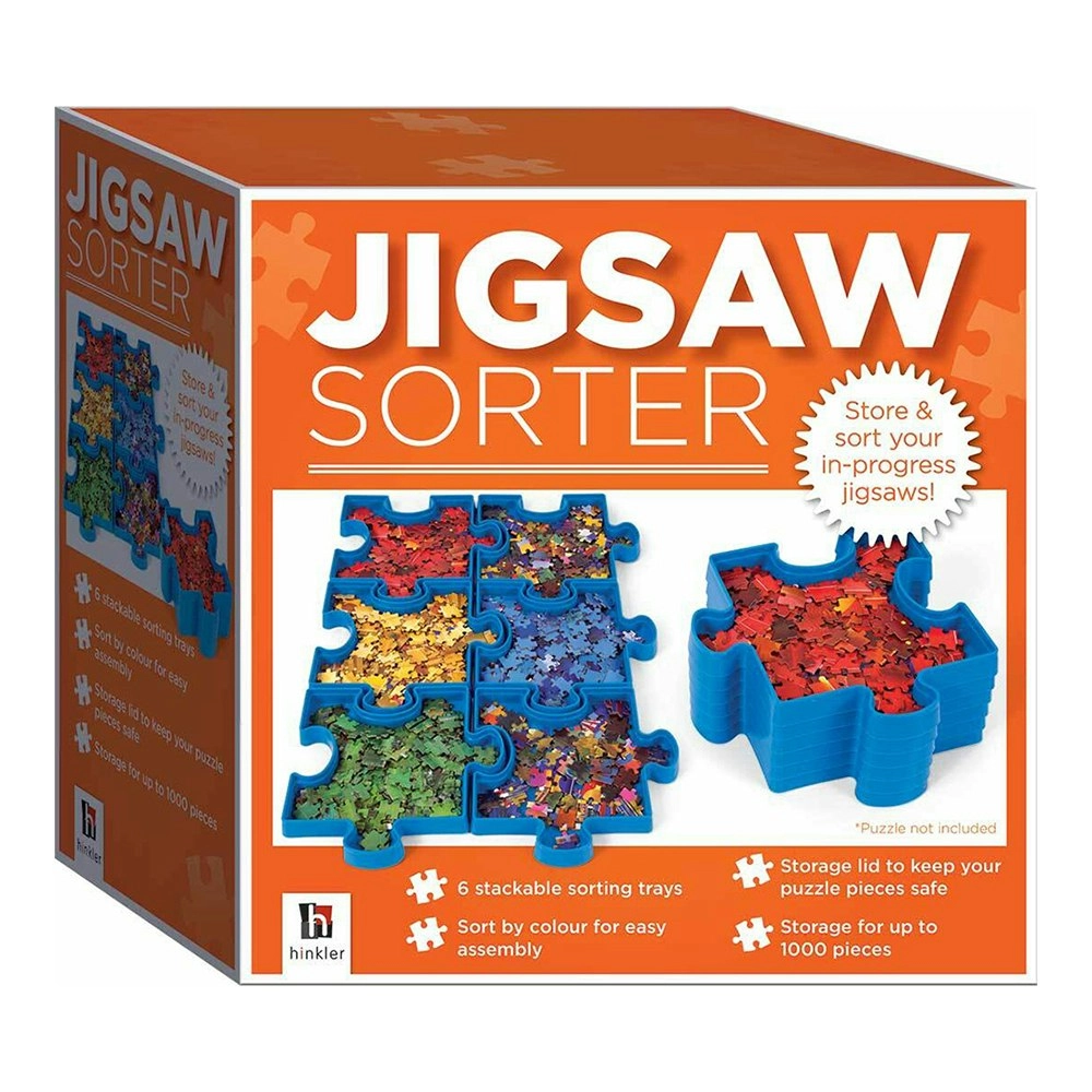 Mindbogglers Jigsaw Sorter Stackable Puzzle Organising Trays Kids Play Toy