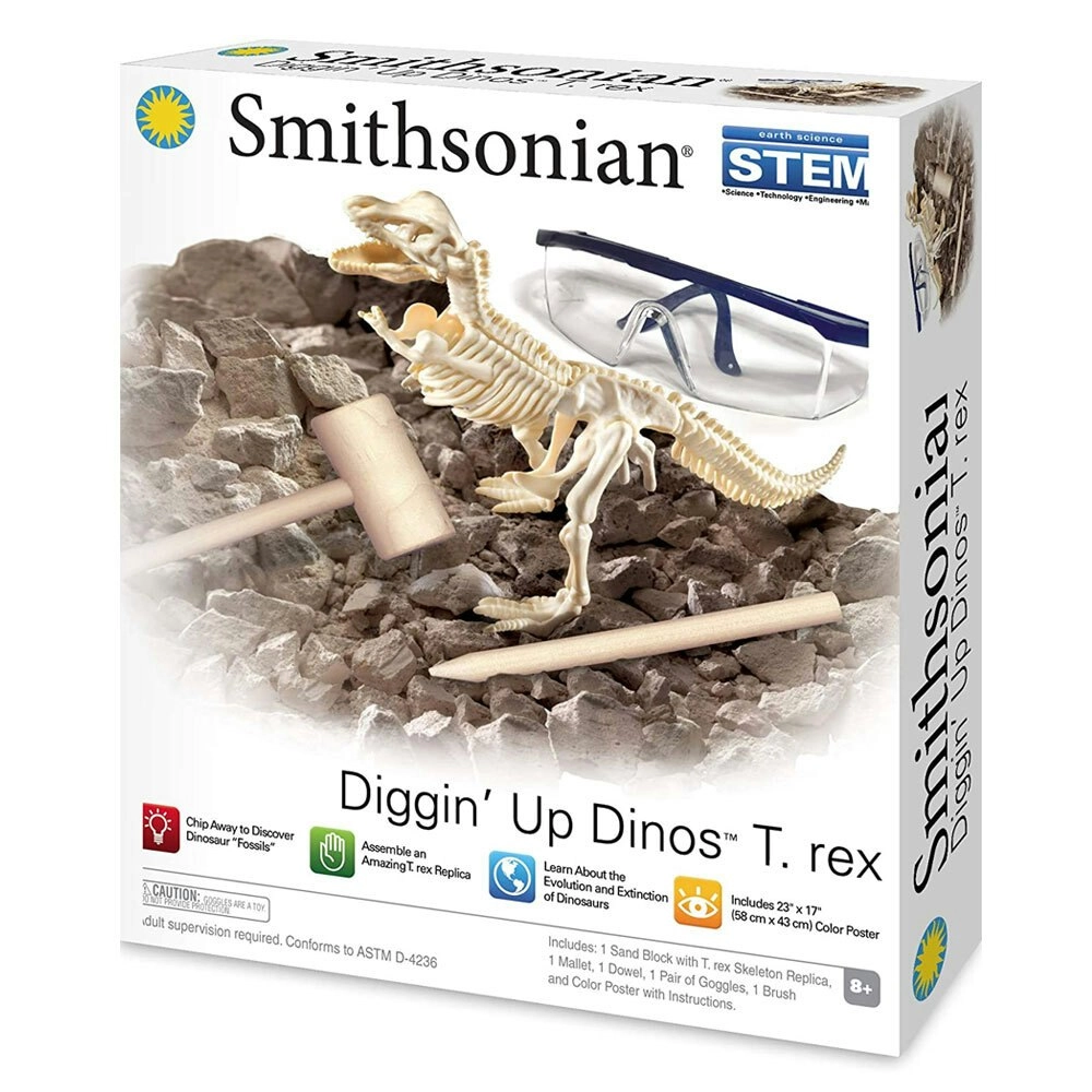 Smithsonian Diggin' Up Dino T-Rex Educational Science Toy Kit Kids/Children 8y+